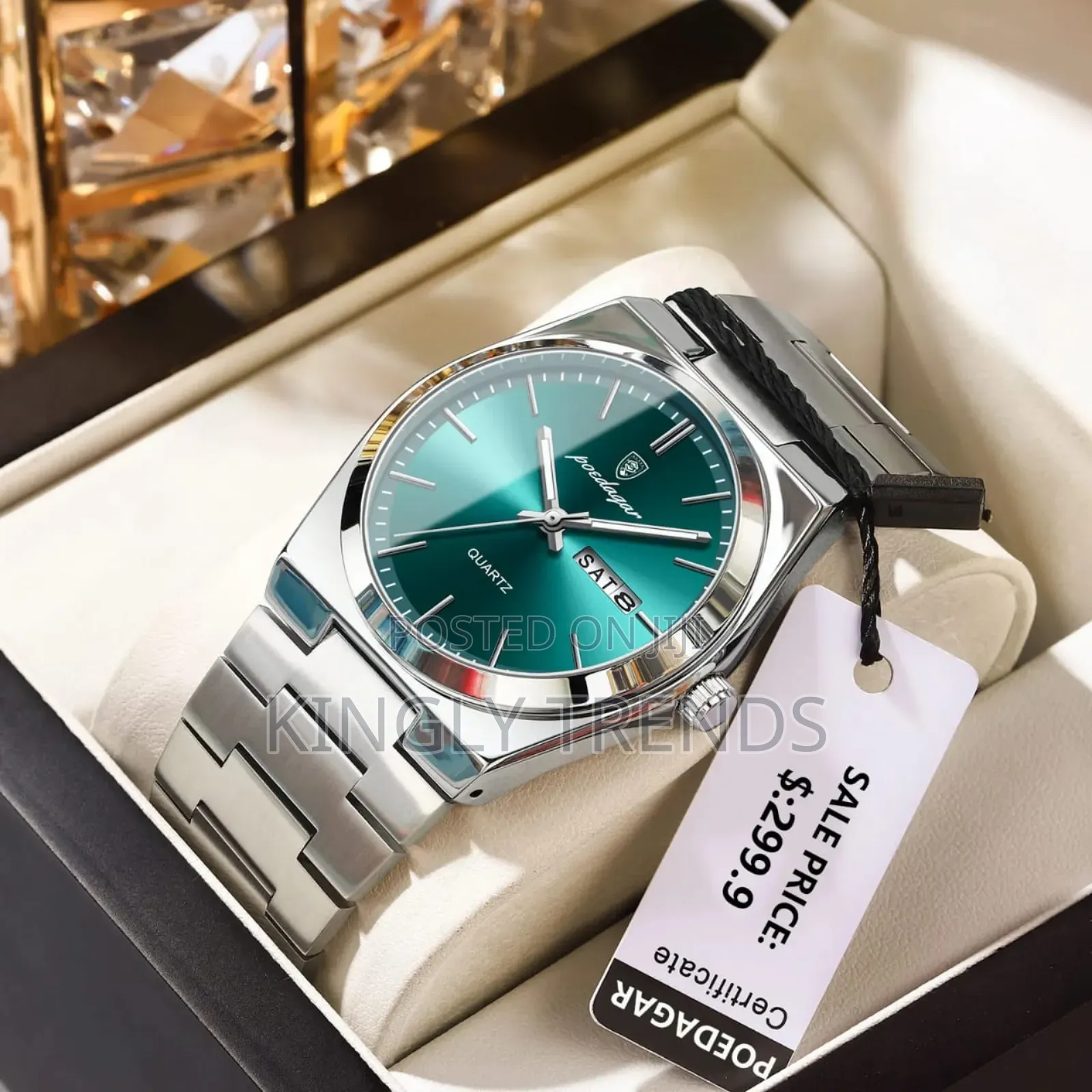 Poedagar Non-Tarnishing
Stainless Steel
Wristwatch