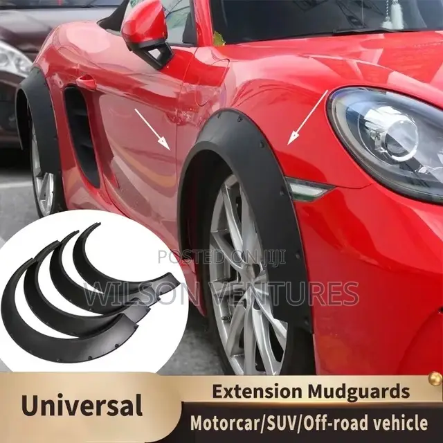 4 Pieces Universal Car Fender Wheel Arc Extra Wide Body