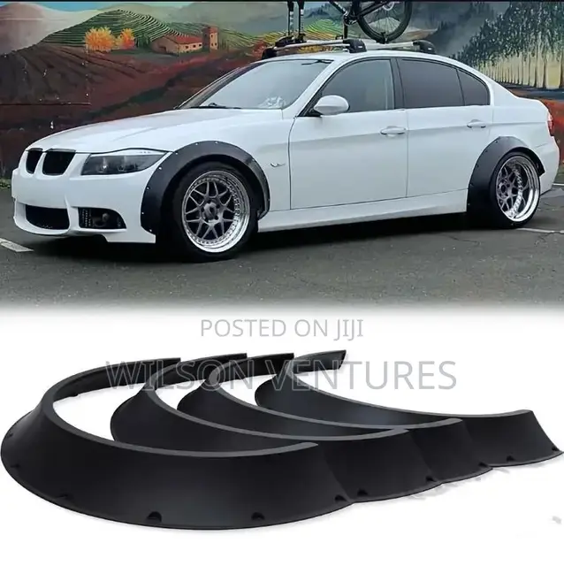 4 Pieces Universal Car Fender Wheel Arc Extra Wide Body