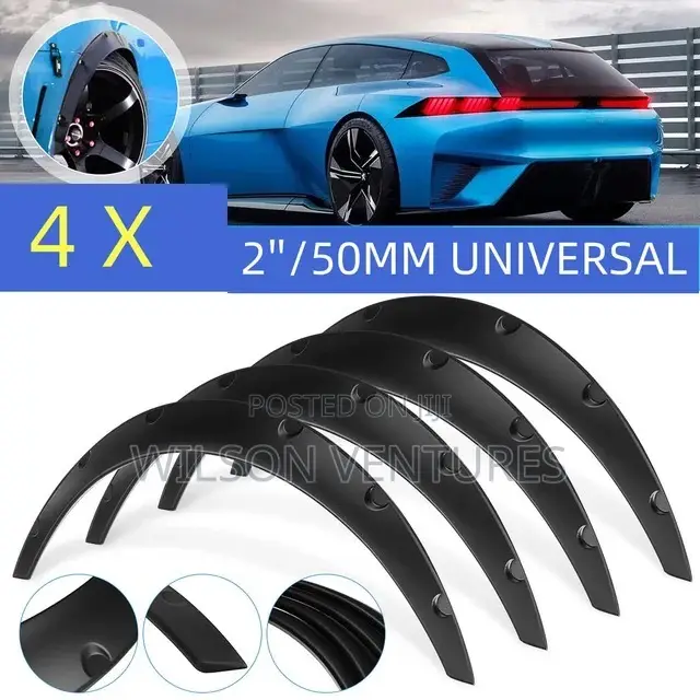 4 Pieces Universal Car Fender Wheel Arc Extra Wide Body