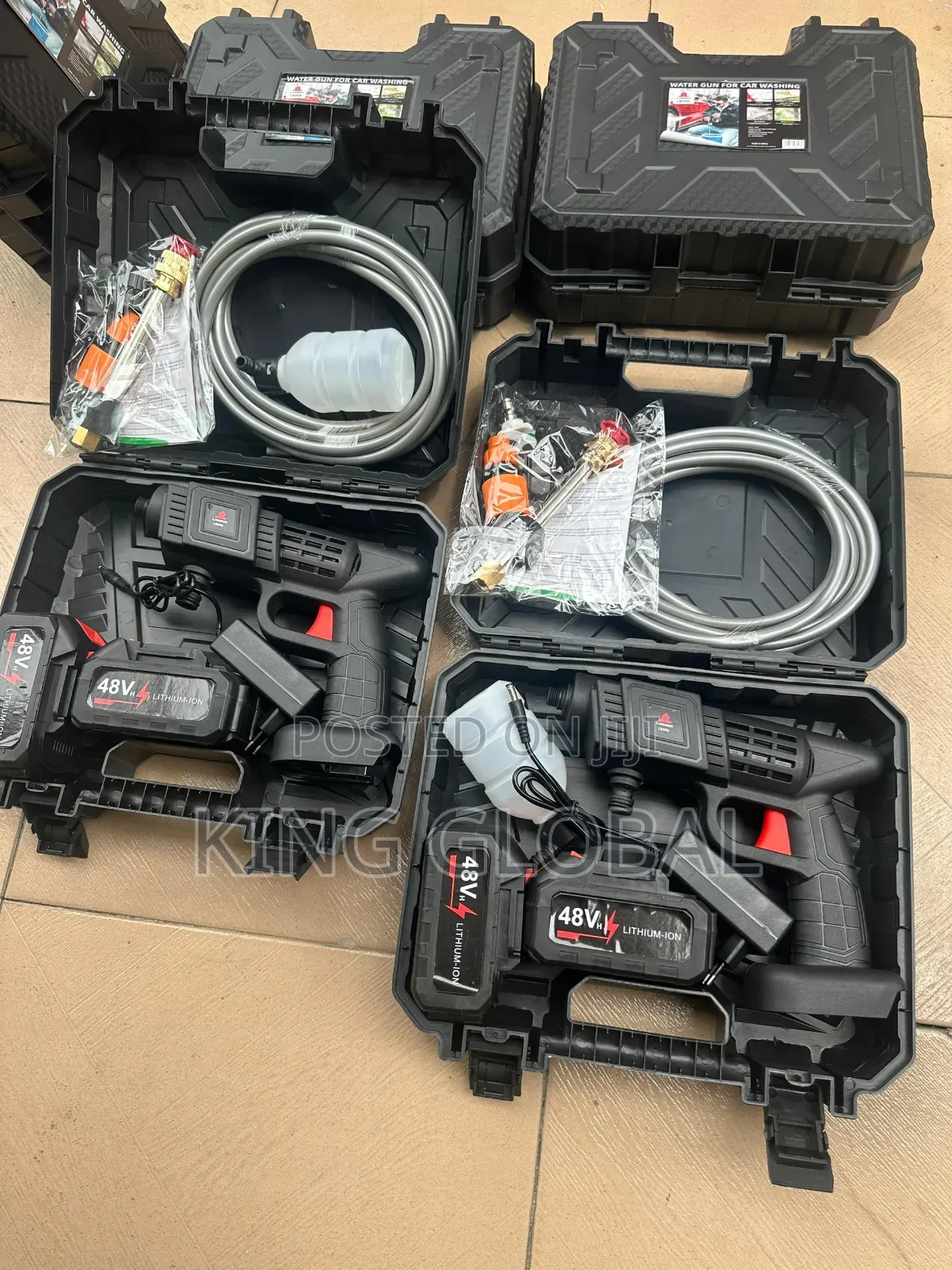 48v Double Battery High Pressure Washing Machine Gun