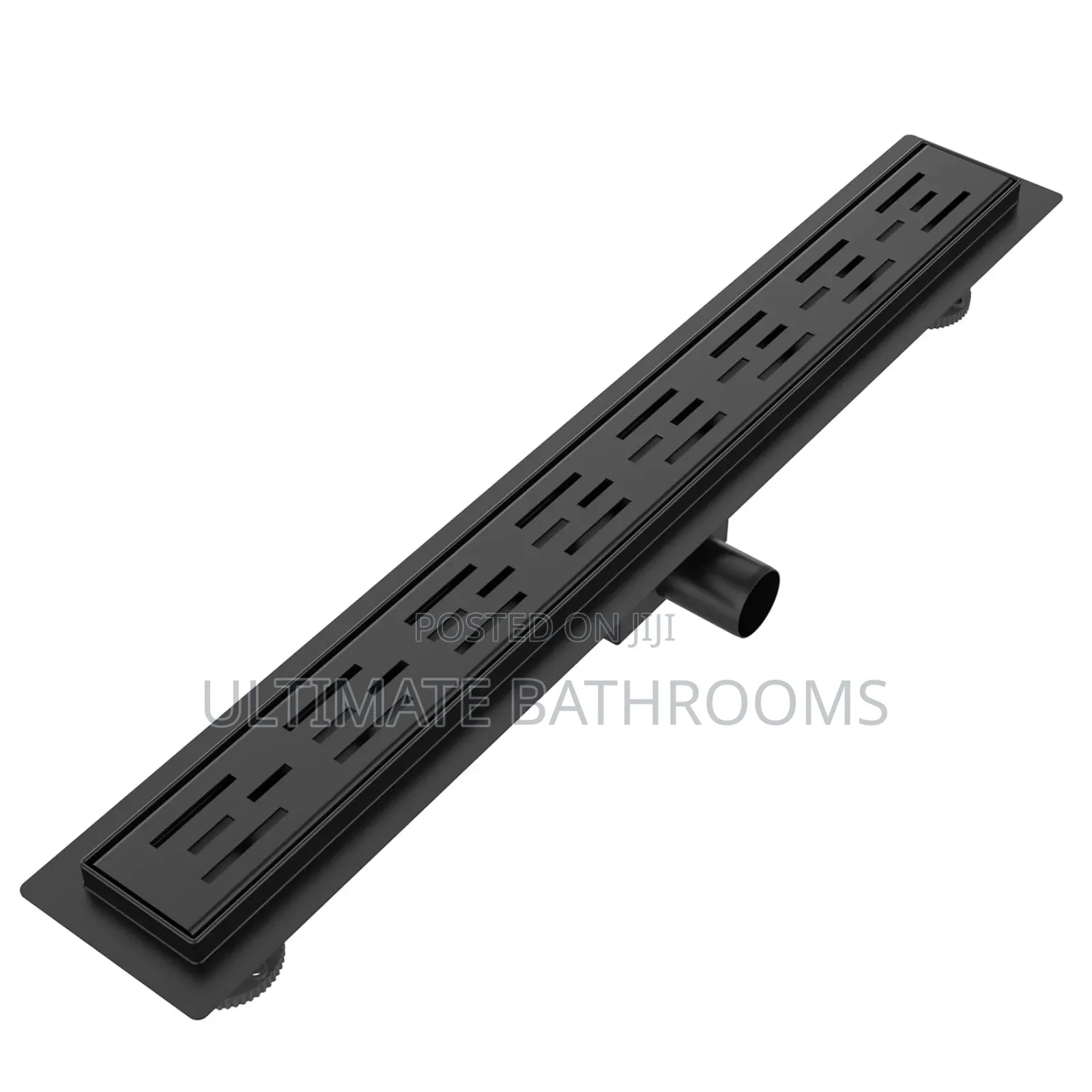 60cm Black Side Flow Linear Floor Drain
