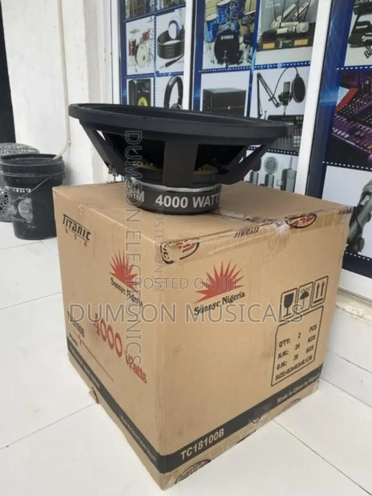 Titanic Naked Speaker 4000watts Subwoofer