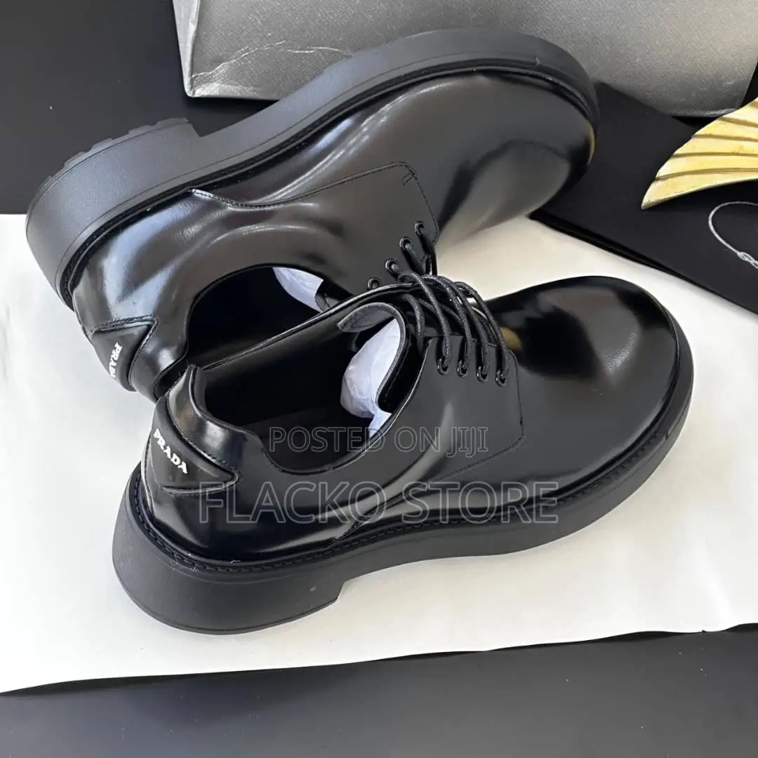 Original Prada Derby Brogue Shoes