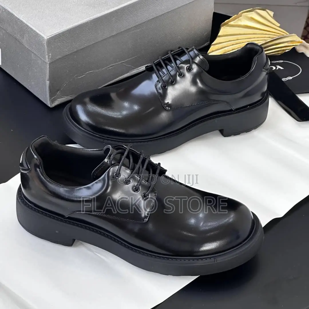 Original Prada Derby Brogue Shoes