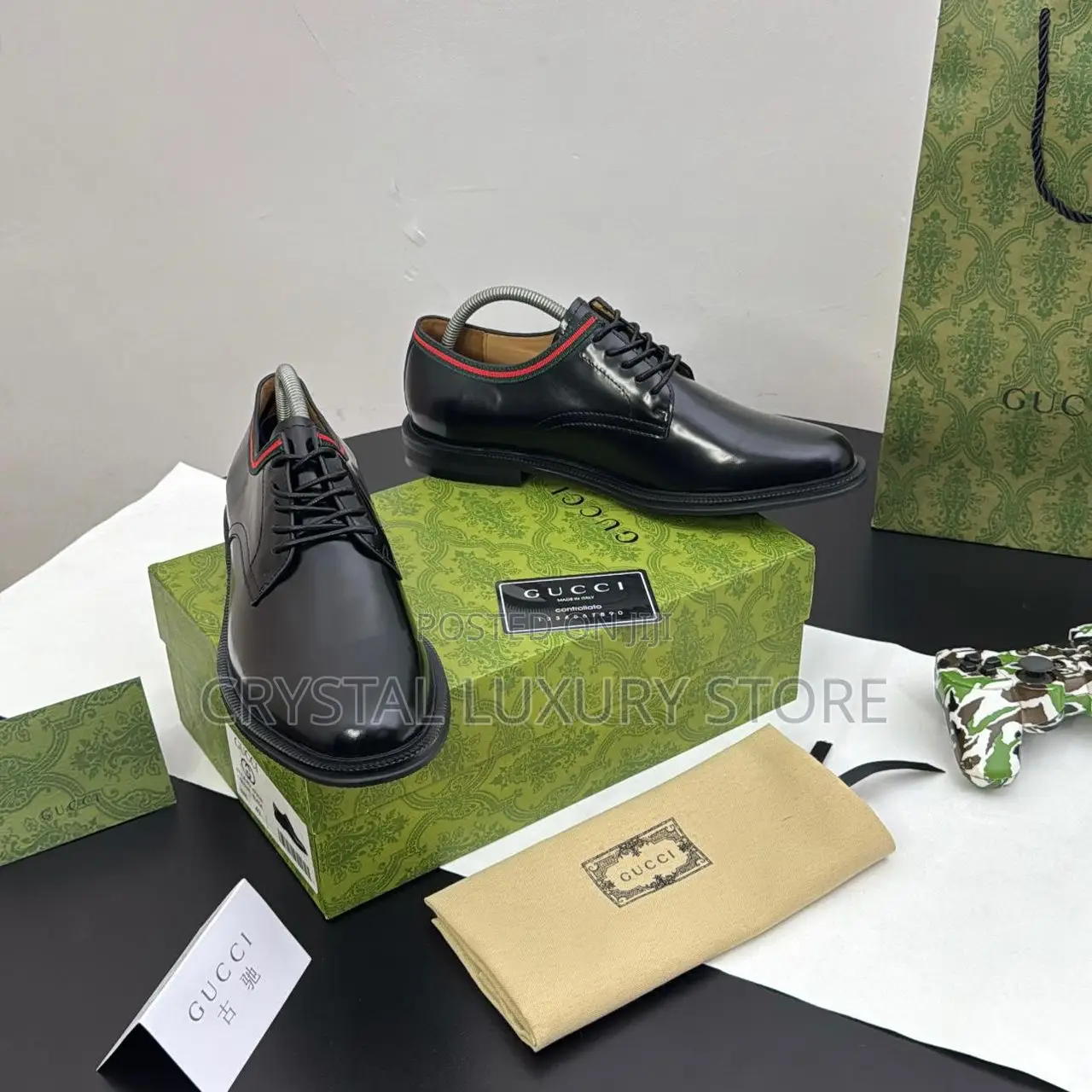 Gucci Quality Luxury Men Cooperate Shoe