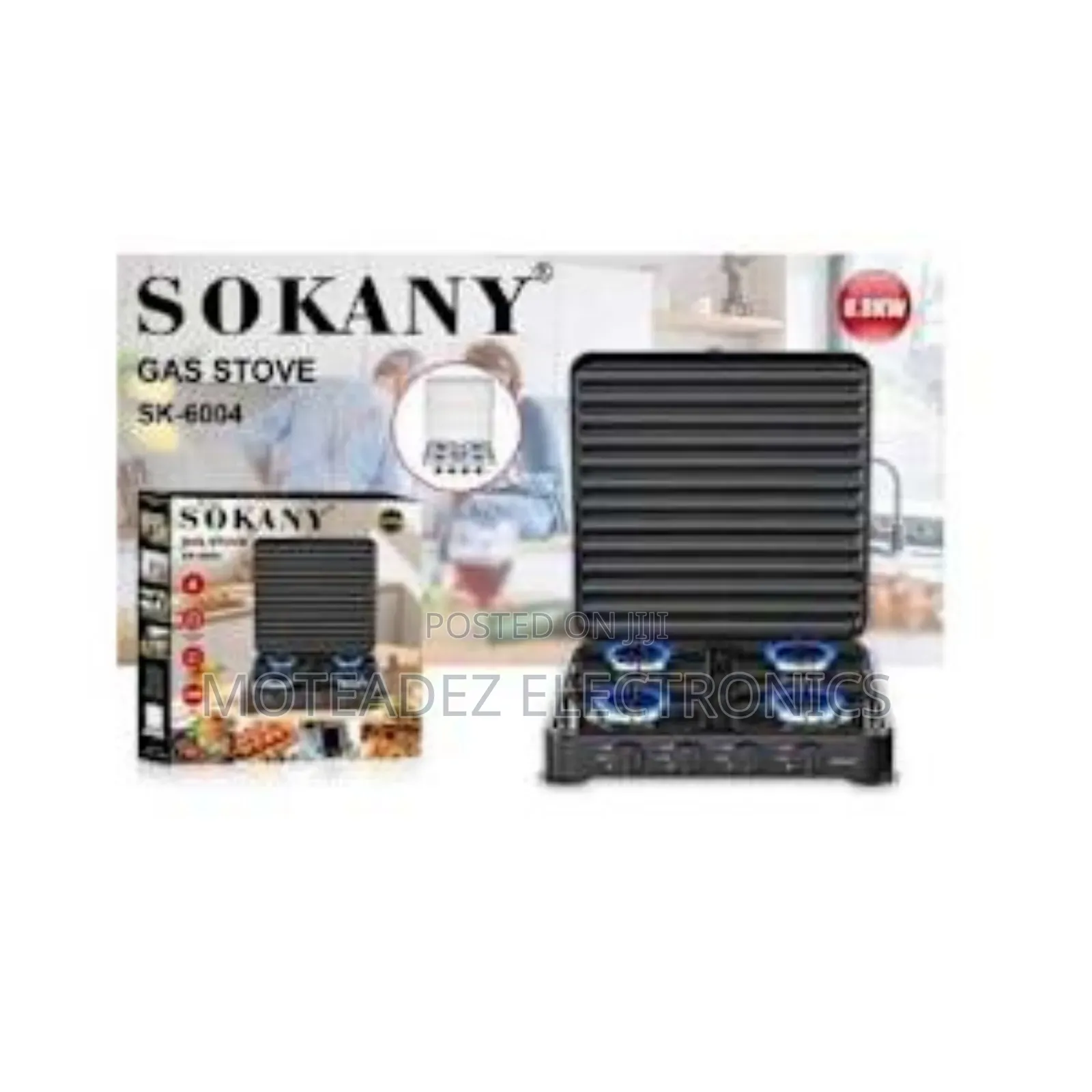 Sokany 4 Face Quality Anti Rust Table Top Gas Cooker/Burner