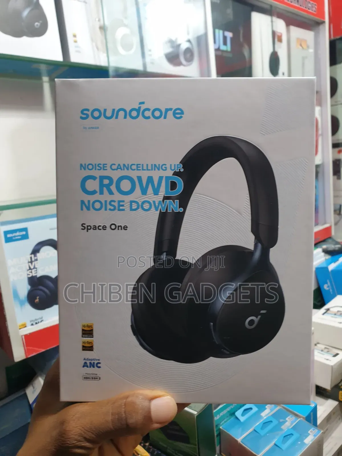 Anker Soundcore Space One Noise Cancelling Headphones- Black