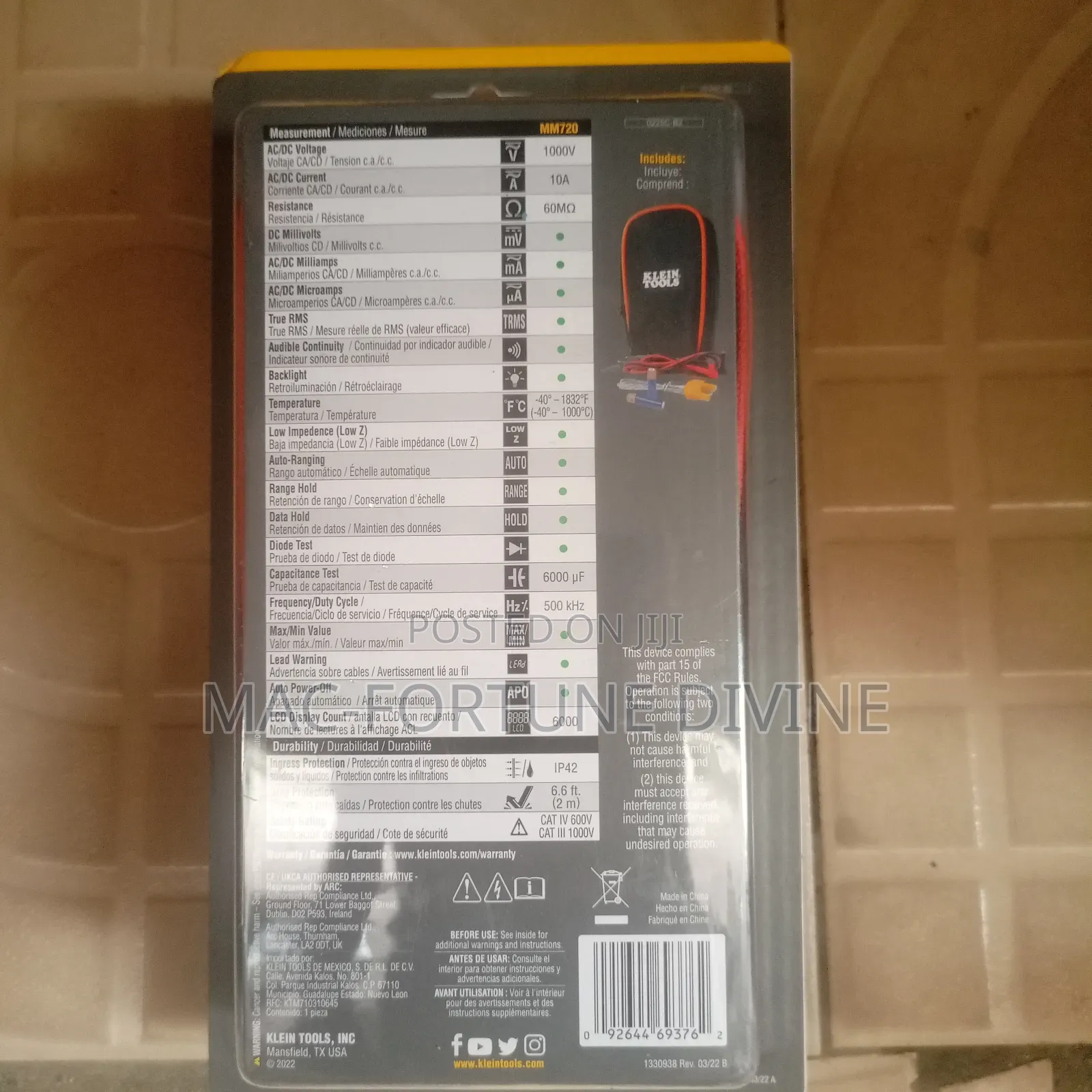 Klein Tools Auto Ranging Digital Multimeter