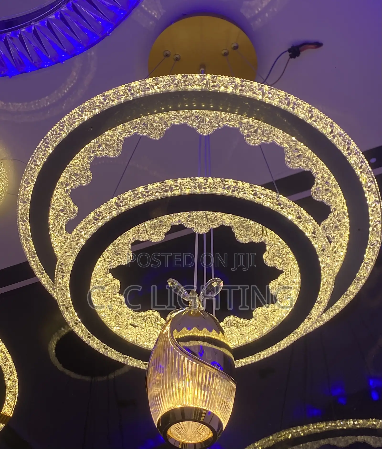 Drop Led Chandelier With Bulb Drop