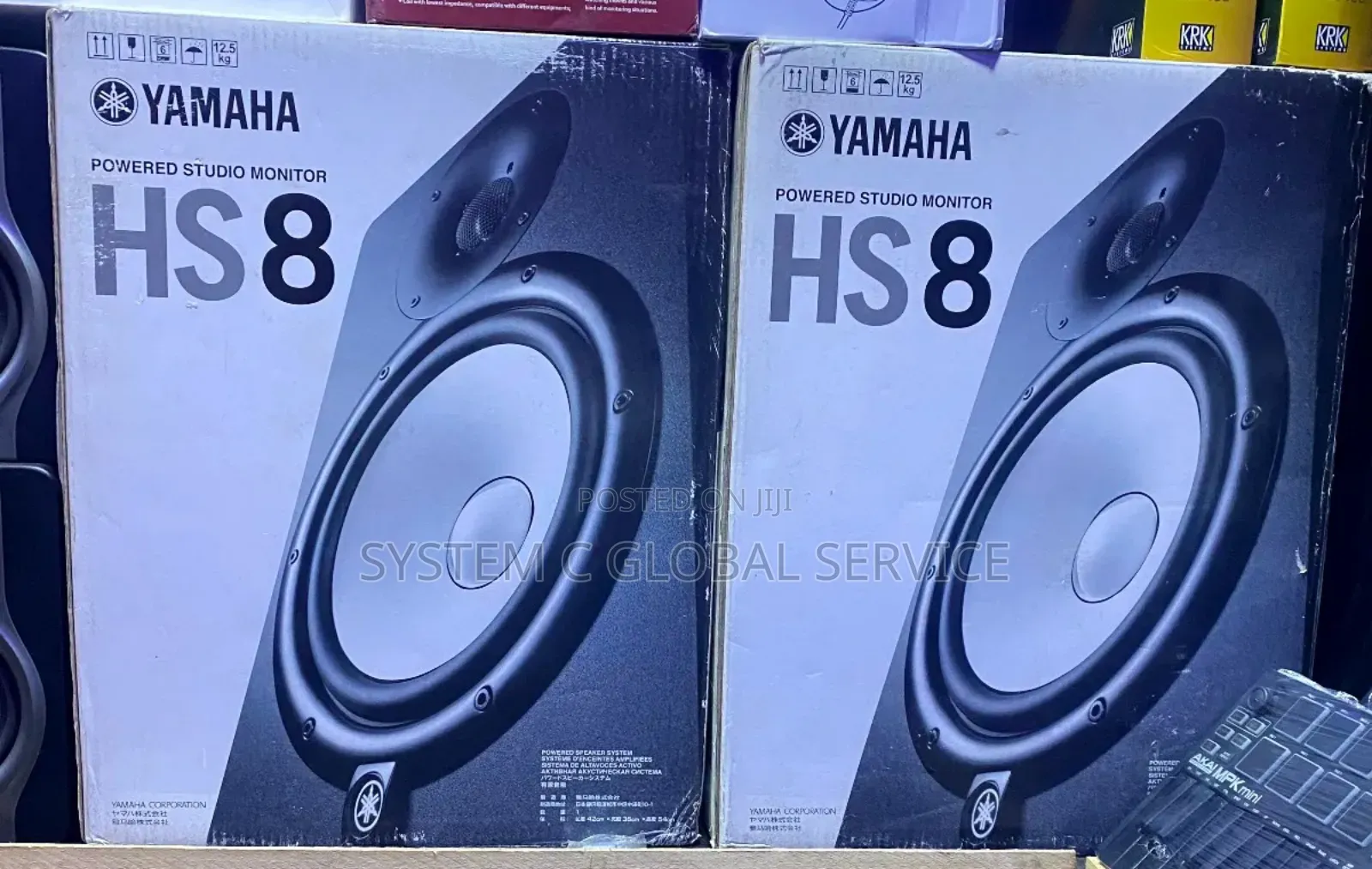 Yamaha Studio Monitor Speaker Hs8 Black