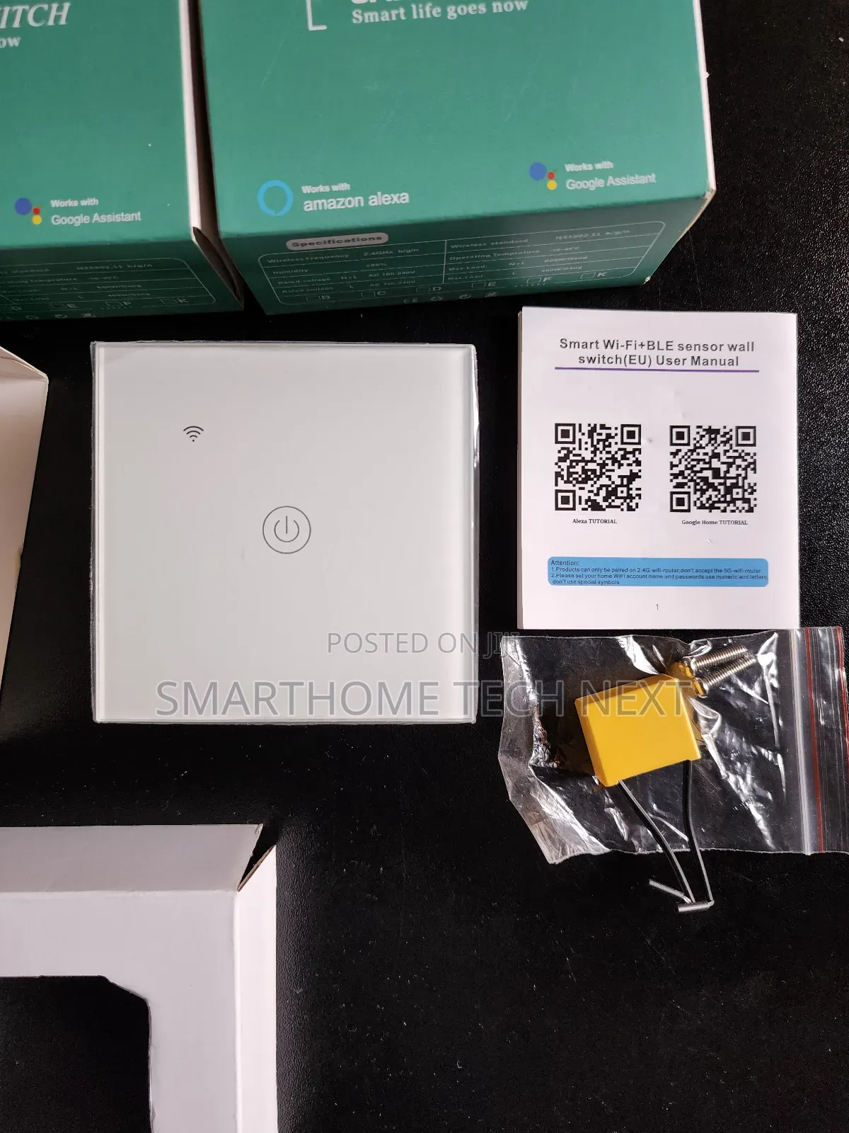 Smart Wifi Wall Switch – 1 Gang | Tuya Smart Life