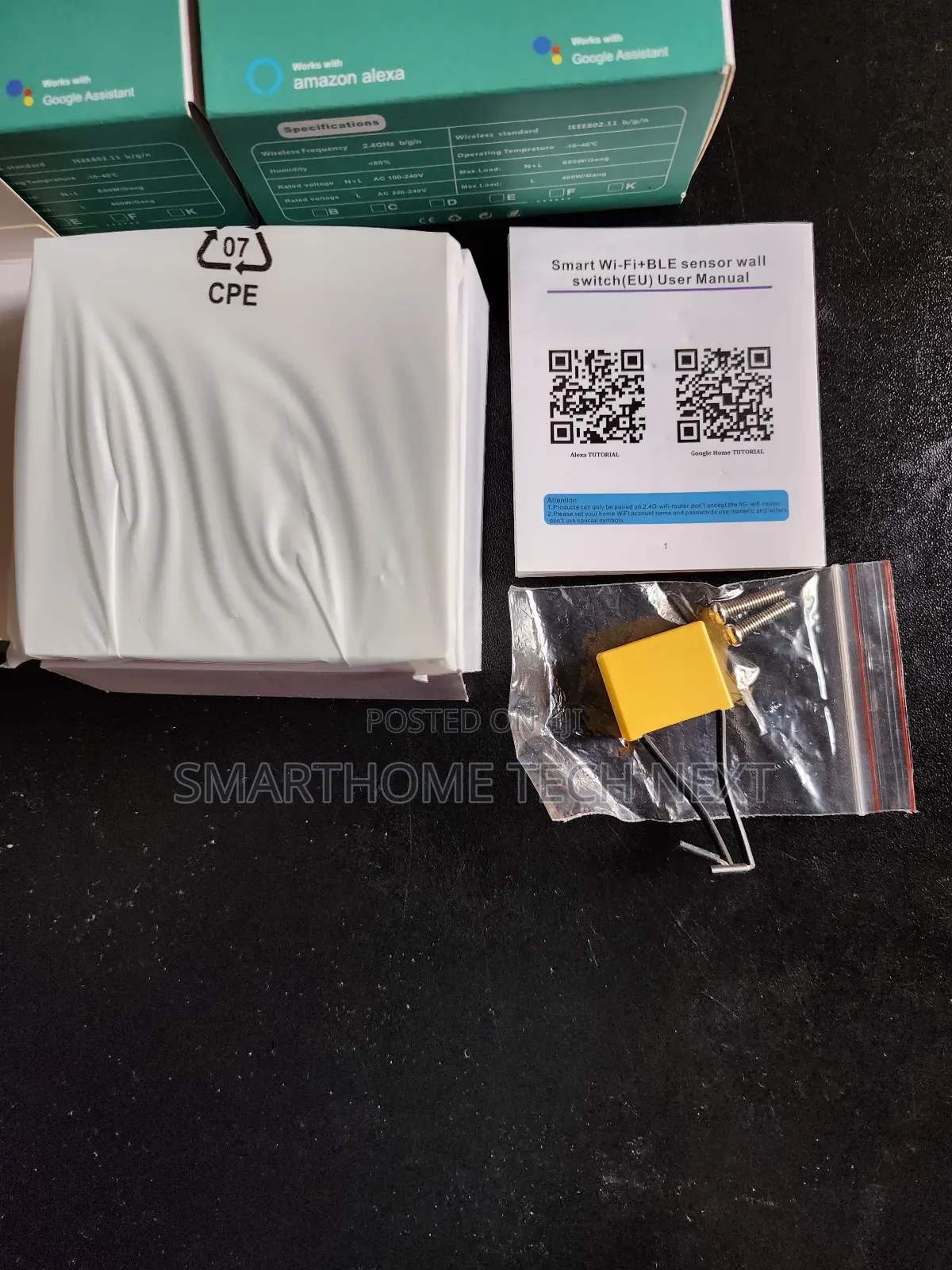 Smart Wifi Wall Switch – 1 Gang | Tuya Smart Life