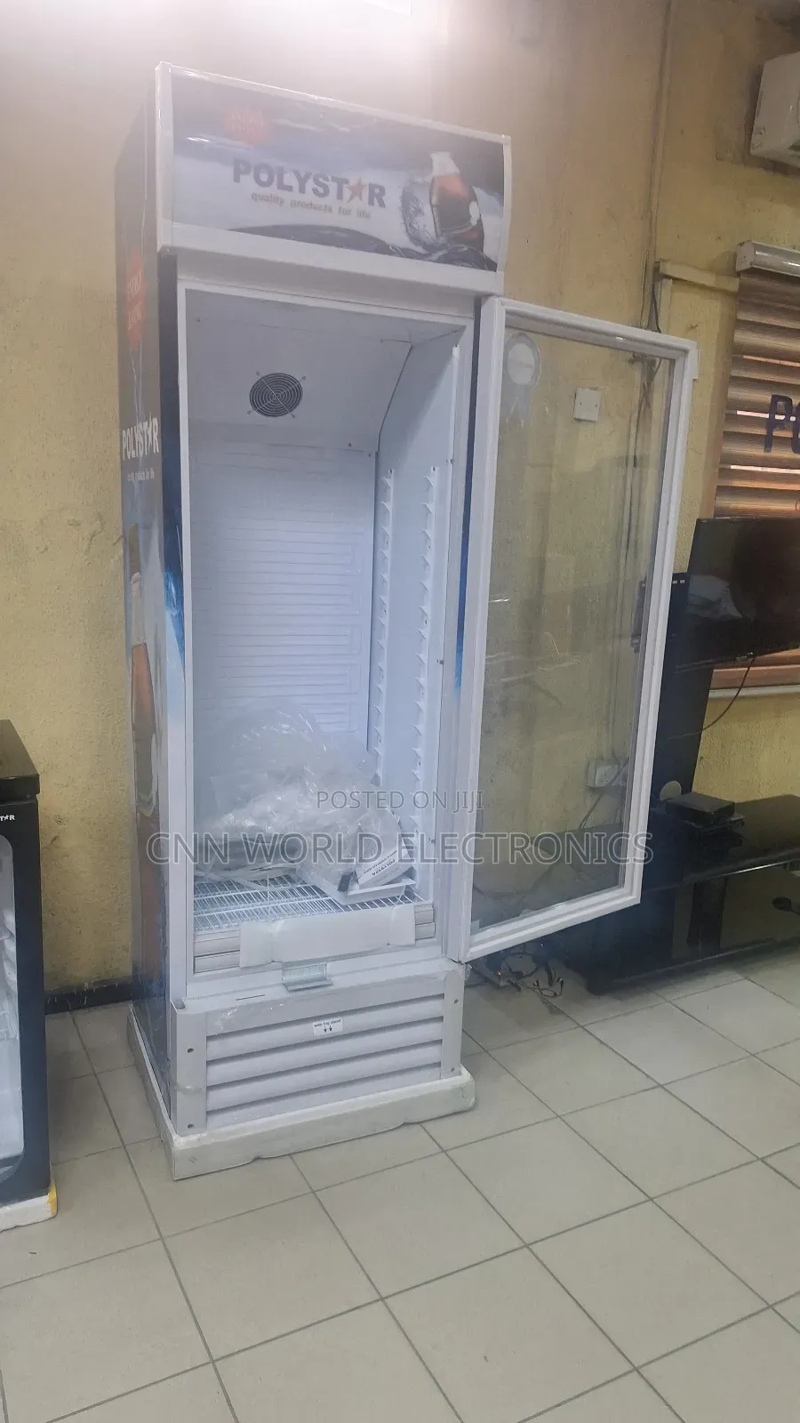 New Polystar Showcase Chiller Single Door Fridge (495l)