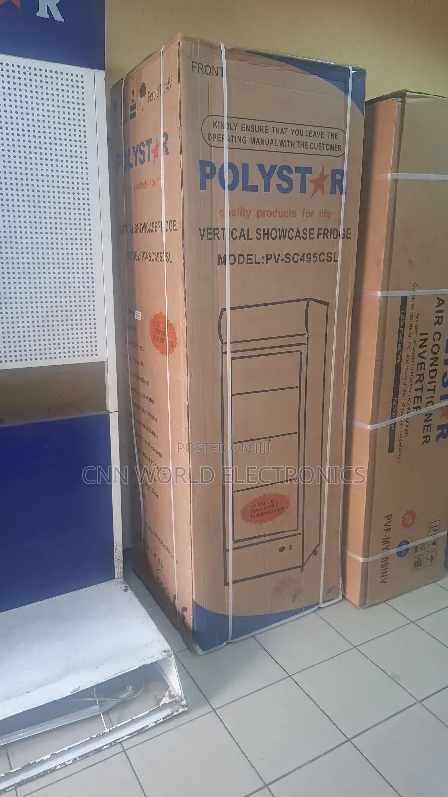 New Polystar Showcase Chiller Single Door Fridge (495l)