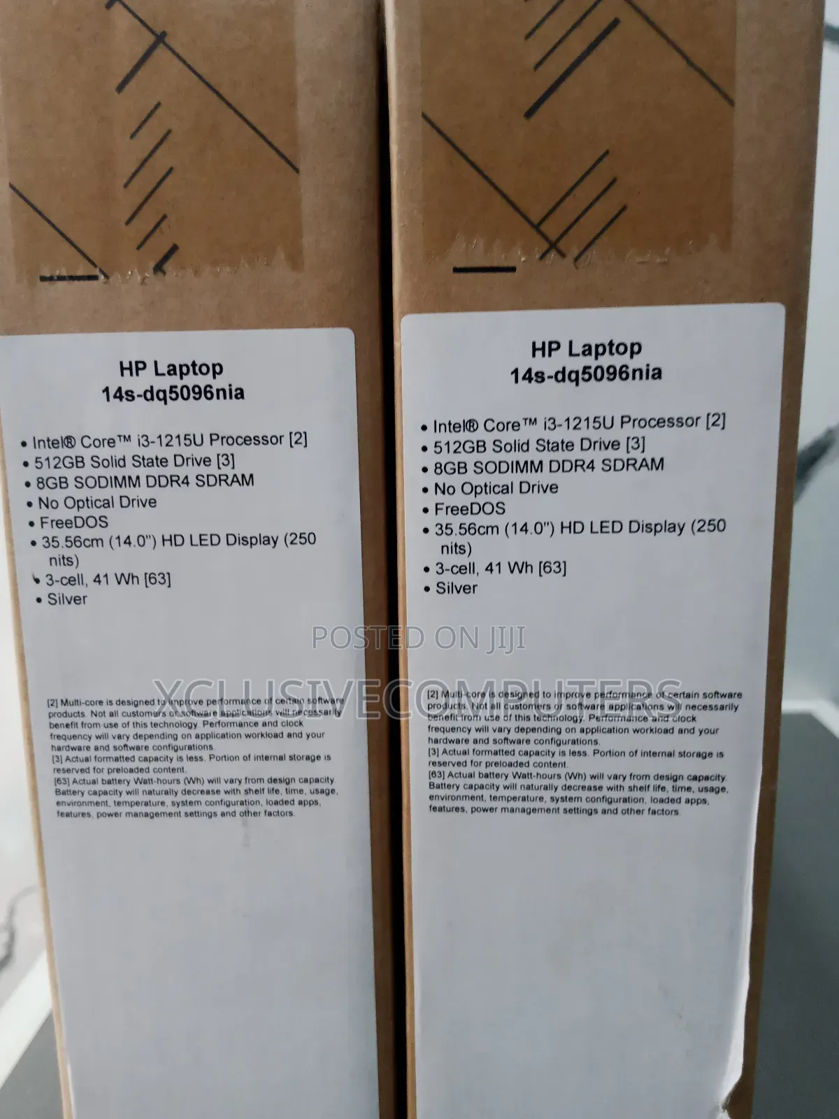 New Laptop HP 14S 8GB Intel Core i3 SSD 512GB
