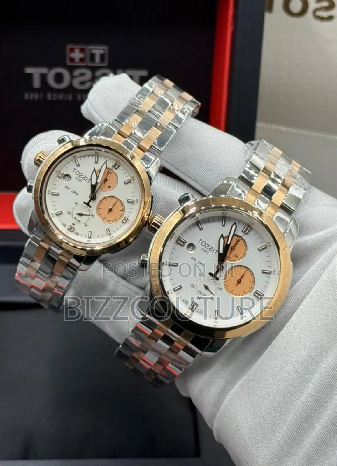 Original Tissot Two-Tone Stainless Steel Watch