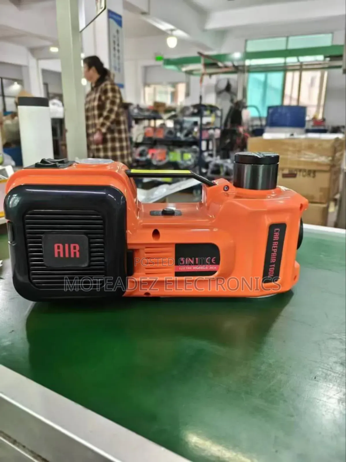 Automatic 5-Ton 3in1 Car Jack W/Tyre Inflator/Impact Wrench
