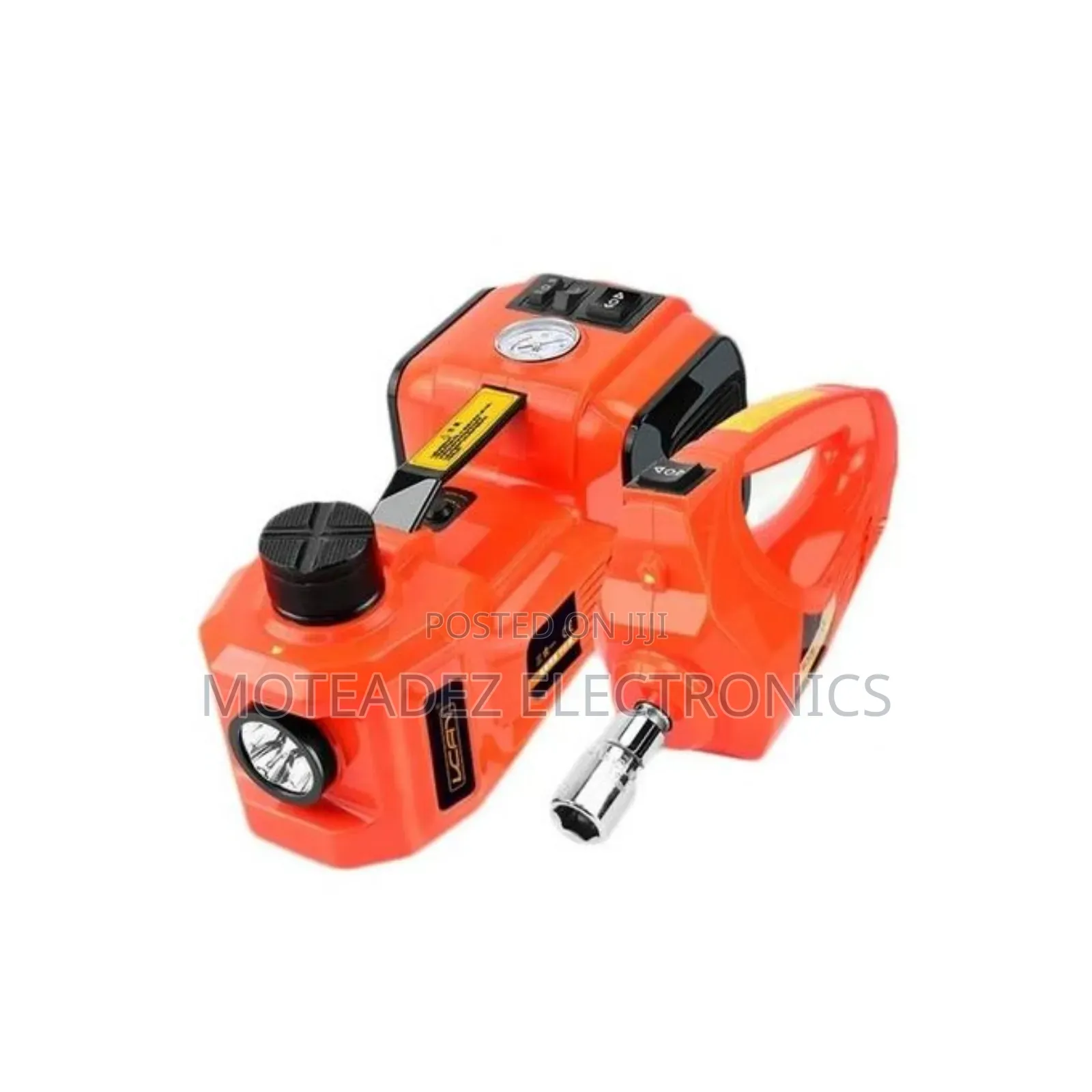 Automatic 5-Ton 3in1 Car Jack W/Tyre Inflator/Impact Wrench