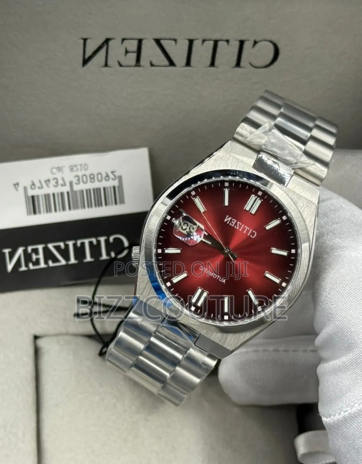 Original Citizen Silver Stainless Steel, Calendar Watch