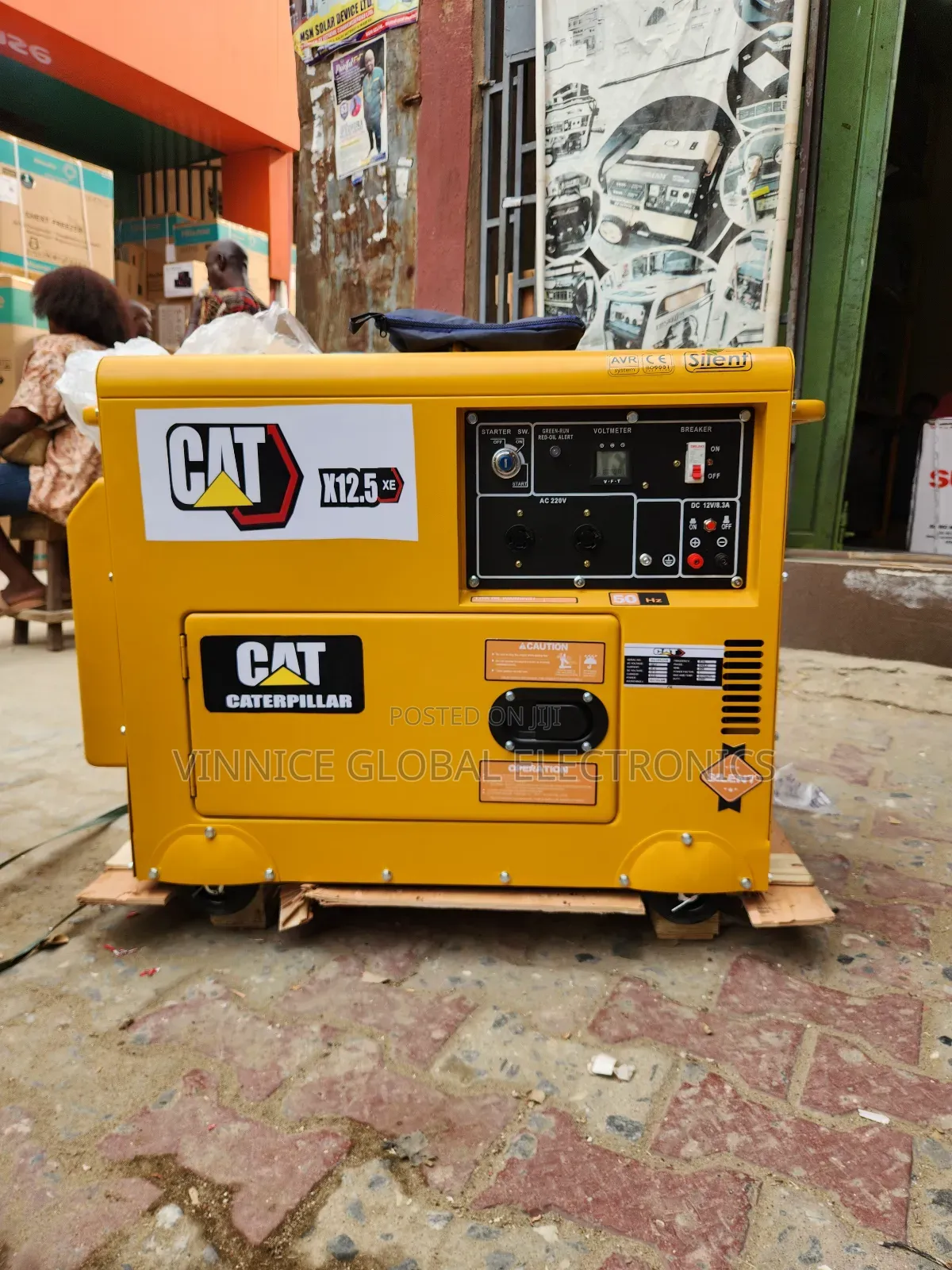 12.5kva Cat Diesel Silent Generator Set 100% Copper Coil