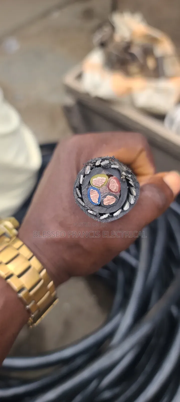 25mmx4 Nigeria Wire and Cable Amored