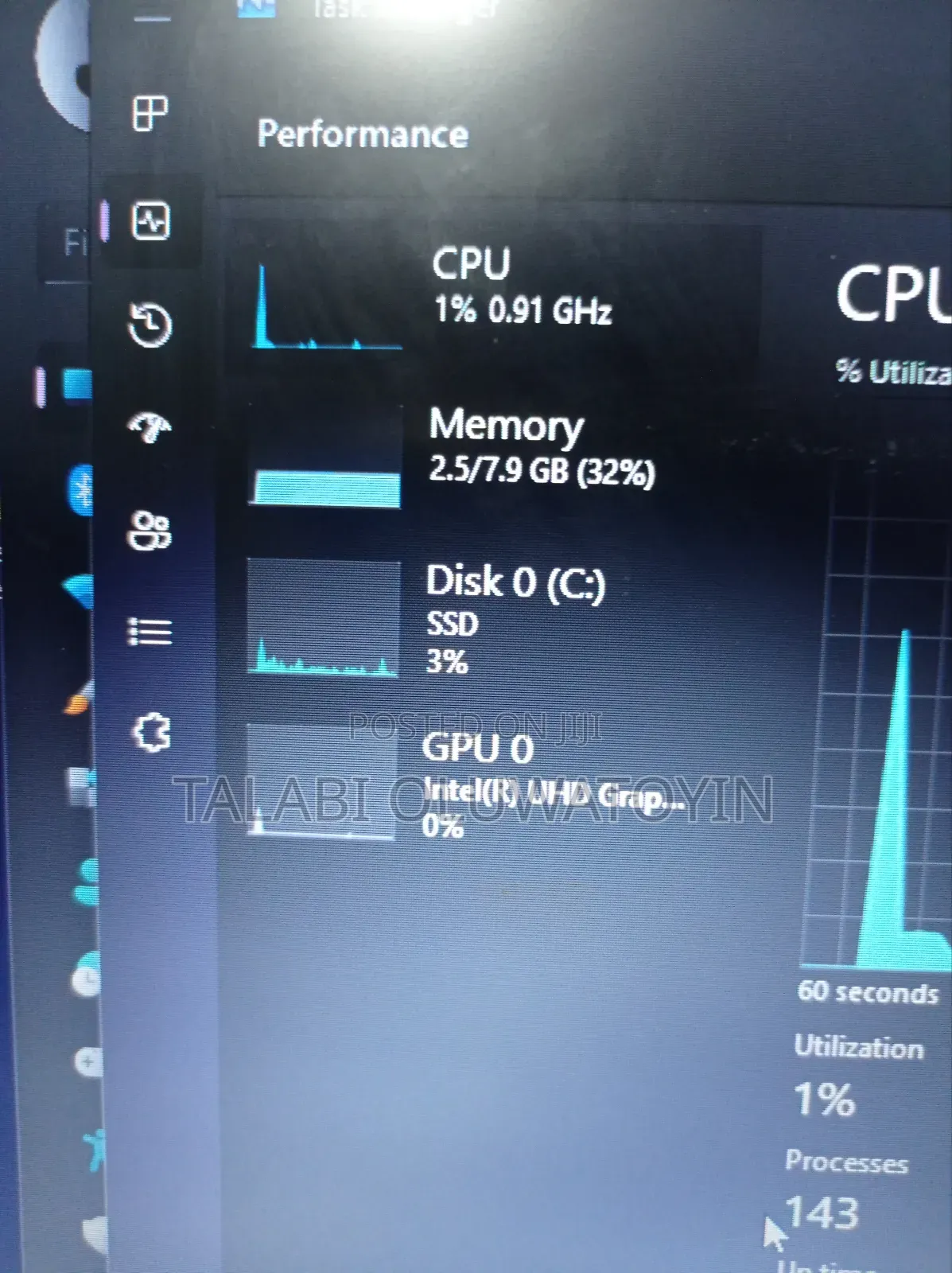 Laptop HP 250 G7 8GB Intel Core I5 SSD 256GB