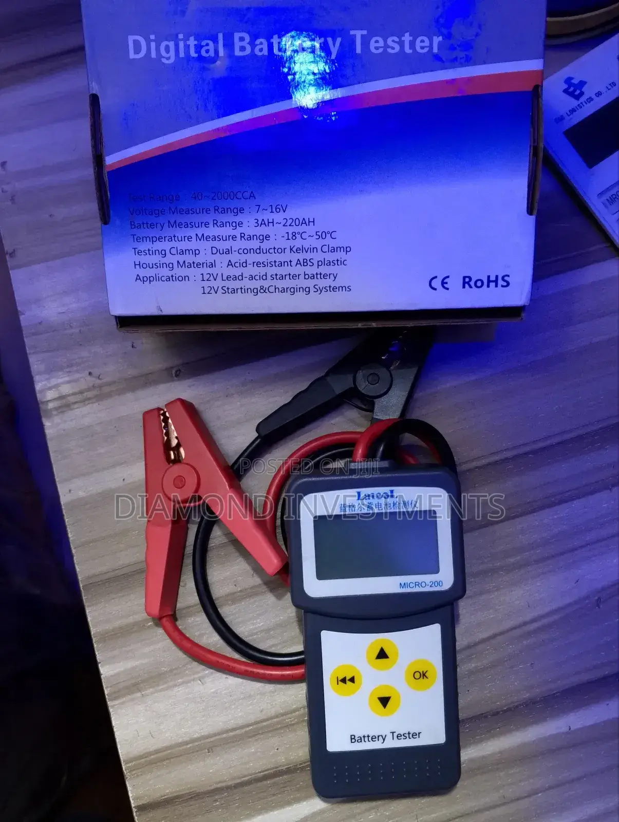 Digital Battery Tester
