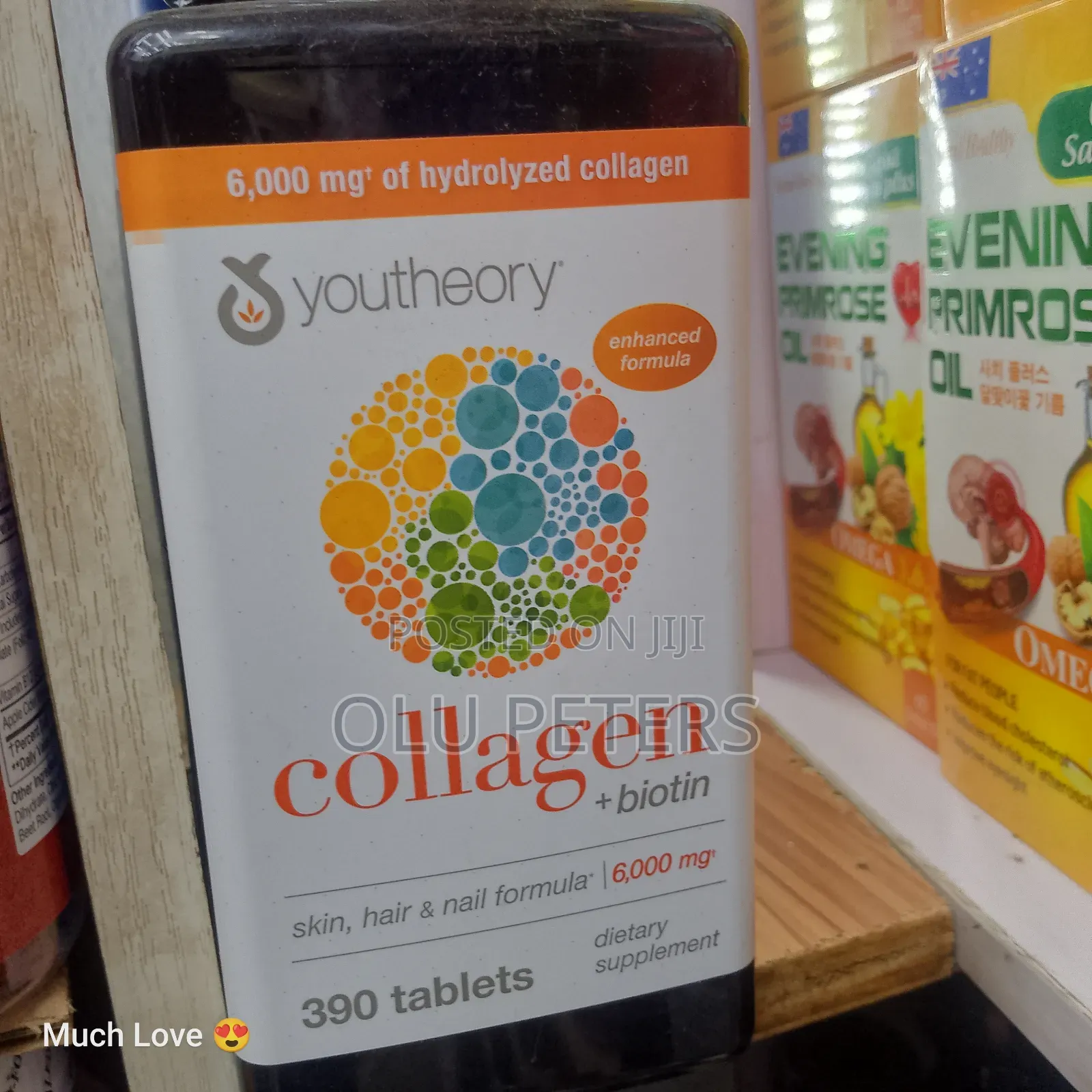Youth Theory Collagen Biotin Tabs