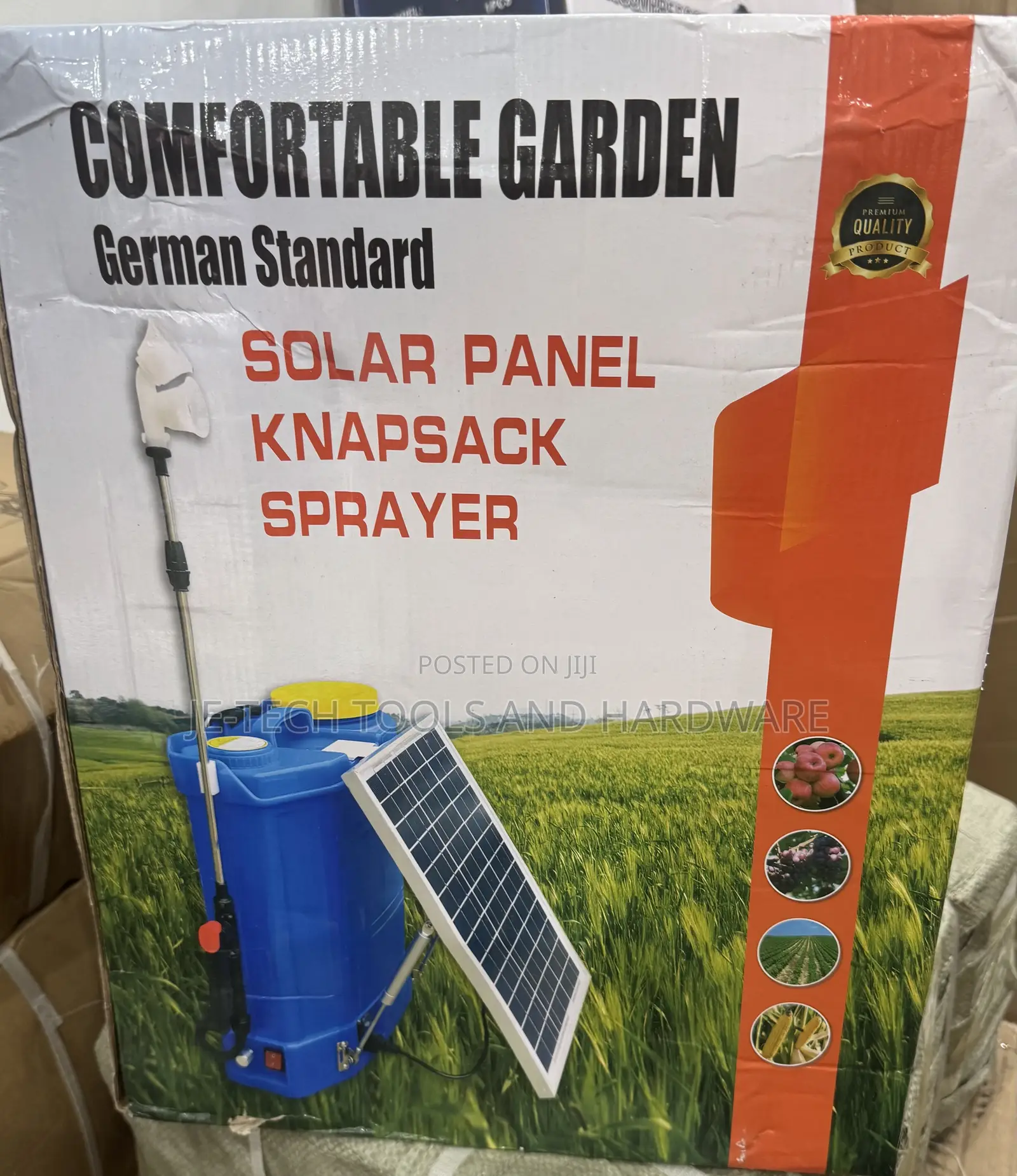 Comfortable Garden German Standard Solar Knapsack Sprayer.