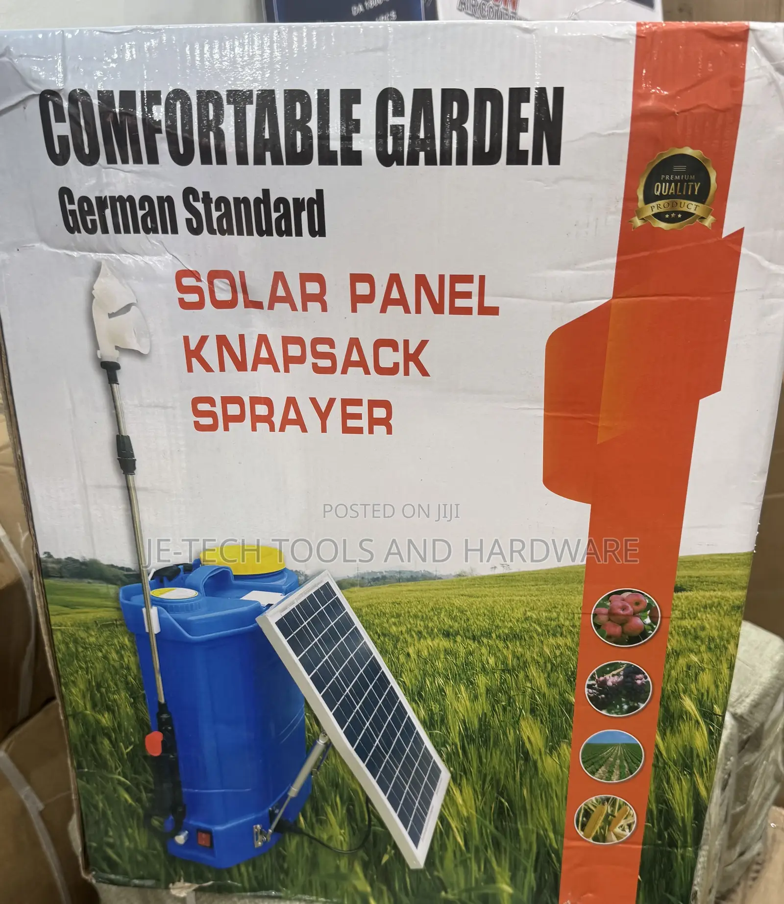 Comfortable Garden German Standard Solar Knapsack Sprayer.