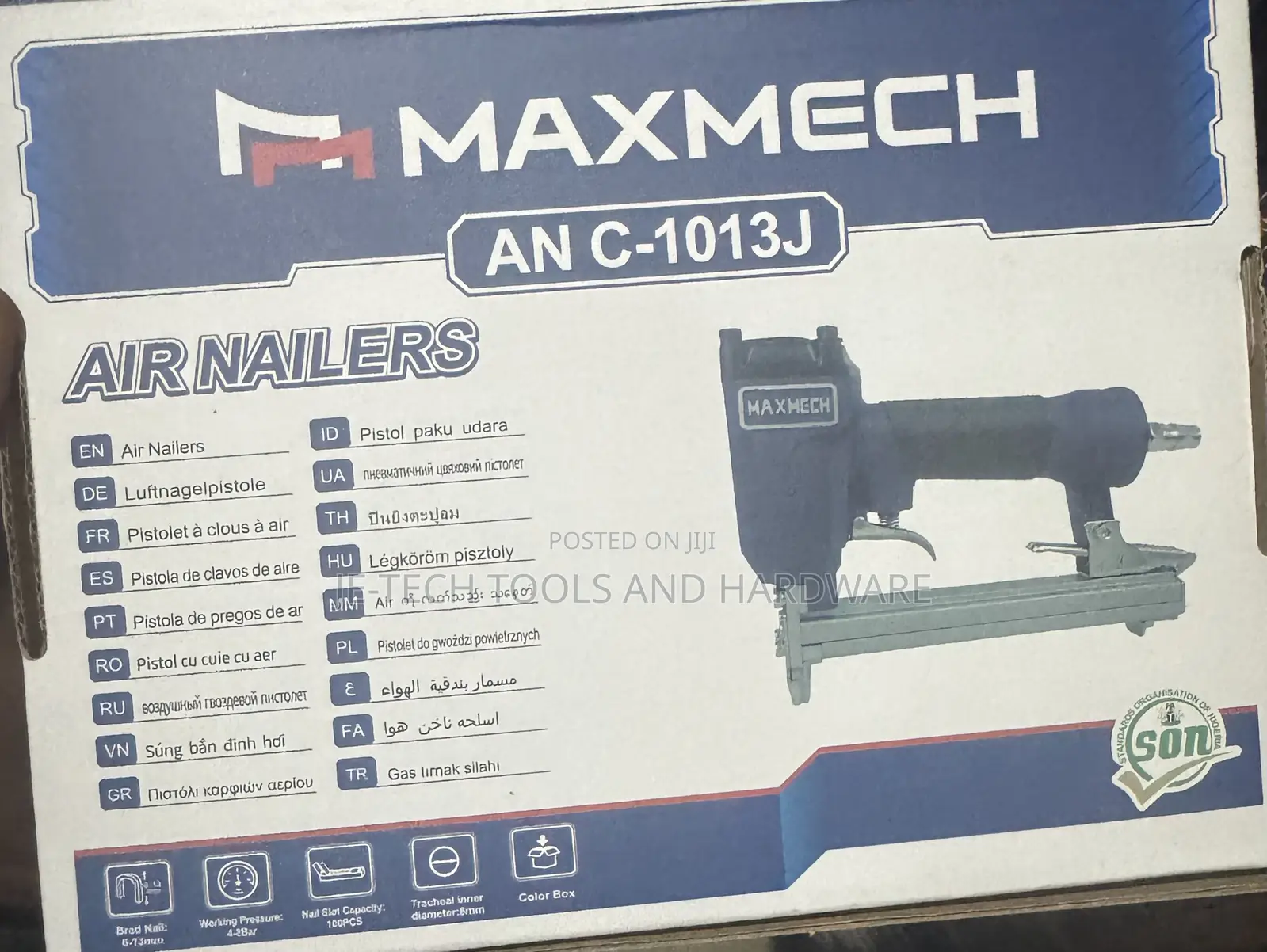 Maxmech An C-1013j Pneumatic Staple Gun