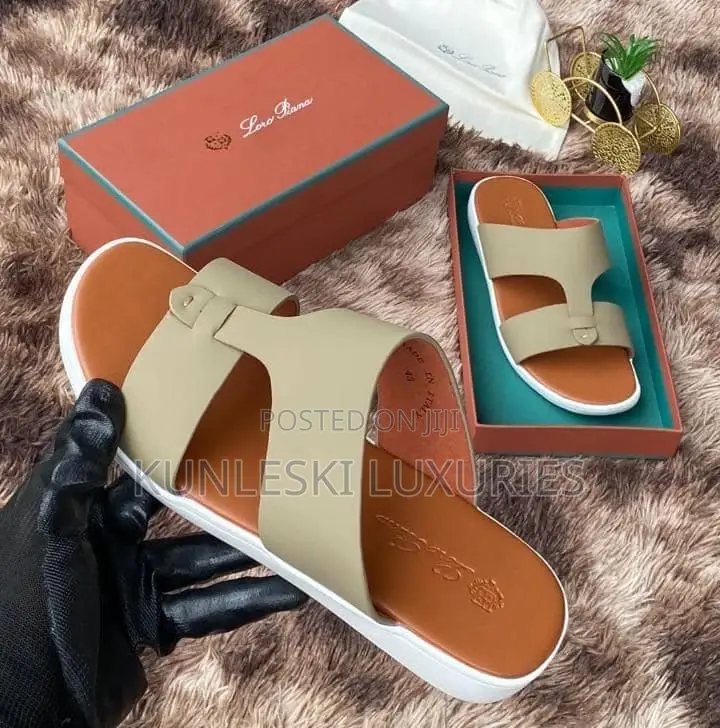 Original Loro Piano Leather Slippers Collections