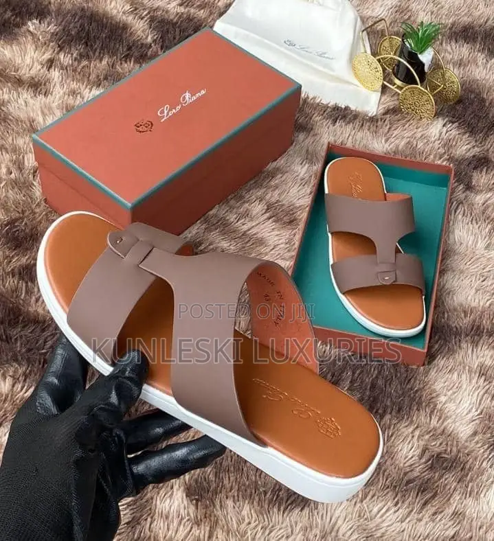 Original Loro Piano Leather Slippers Collections