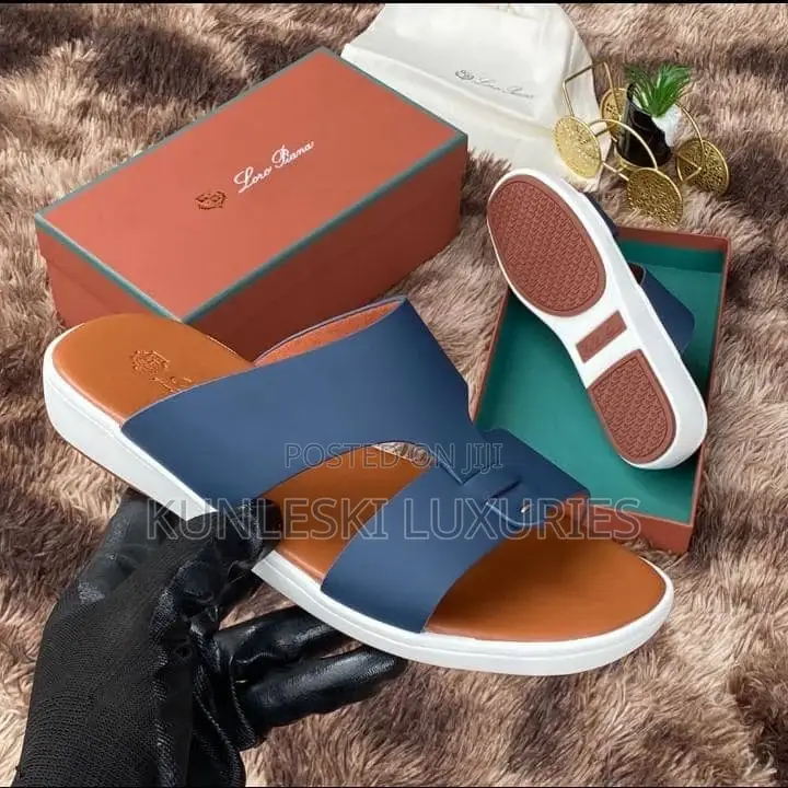 Original Loro Piano Leather Slippers Collections