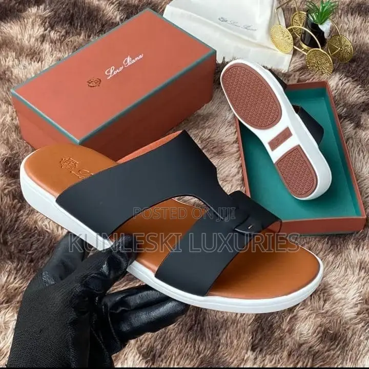Original Loro Piano Leather Slippers Collections