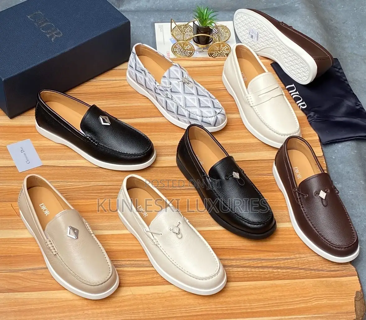 Original Dior Men Loafers Shoes Collection