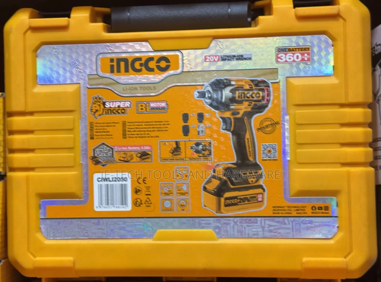 20v Impact Wrench & 4.0ah Li-ion Battery.