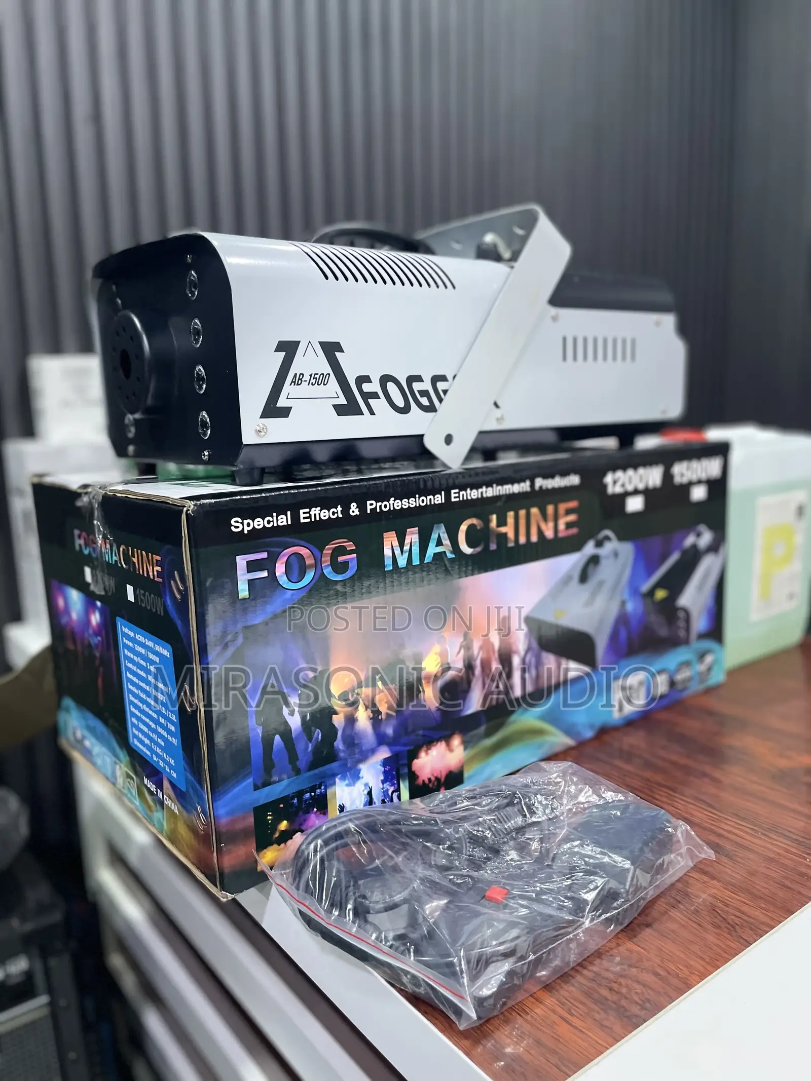 Pro Star 1500 Watts Fog Machine With Smoke Liquid