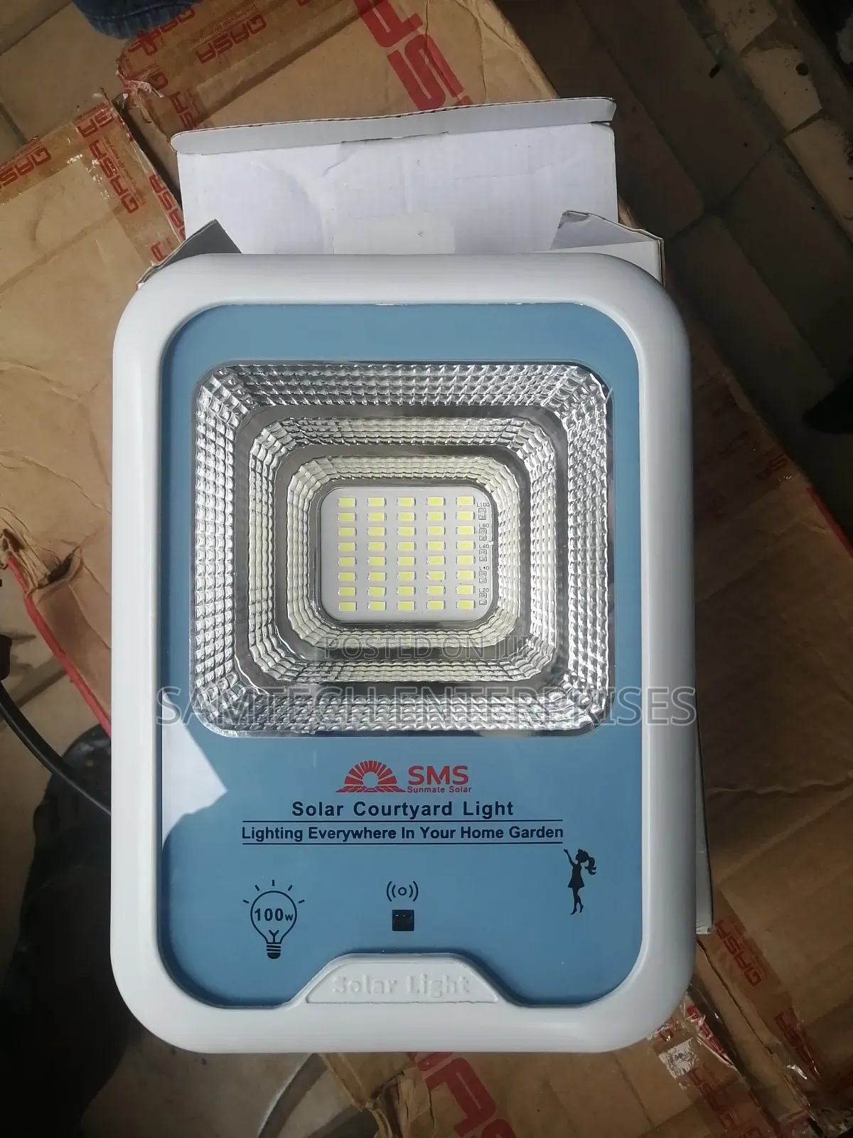 100watt SMS Solar Flood Light