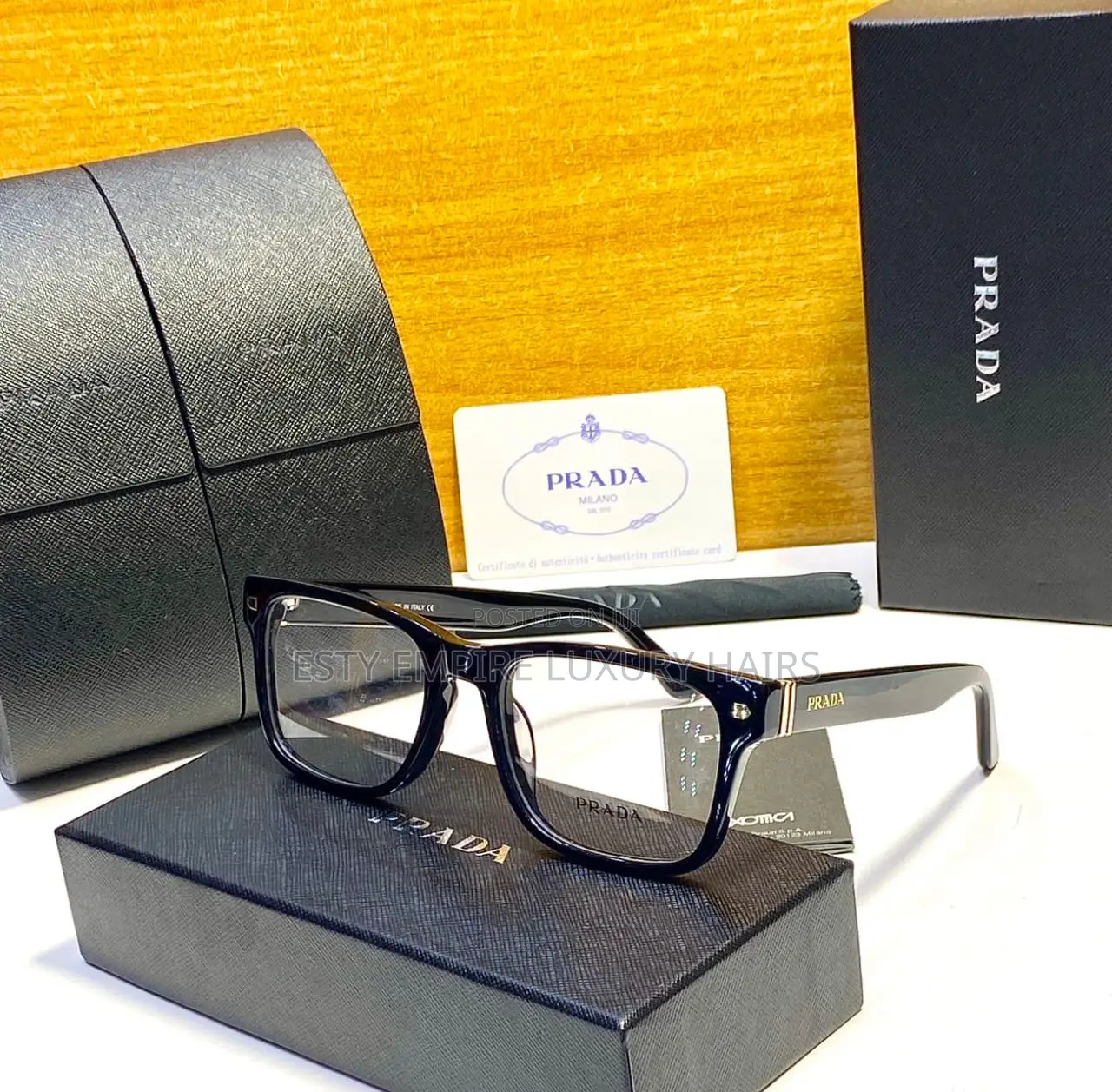 Prada Quality Luxury Men Frame Glasses