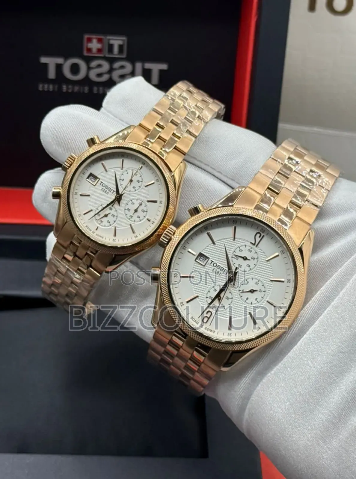 Original Tissot Gold Stainless Steel Bracelet Watch