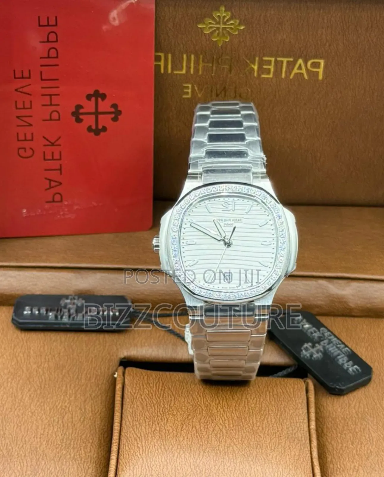 Original Patek Philippe Silver Stainless Steel Watch Instore