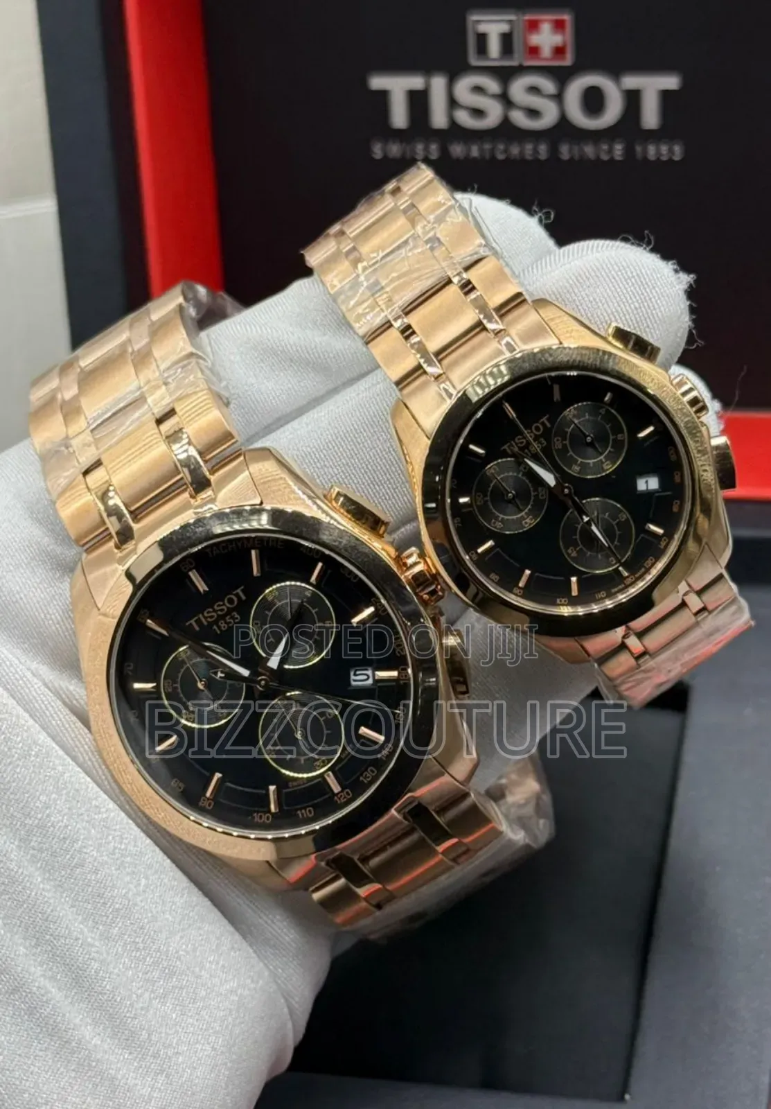 Original Tissot Gold Stainless Steel, Chronograph Watch