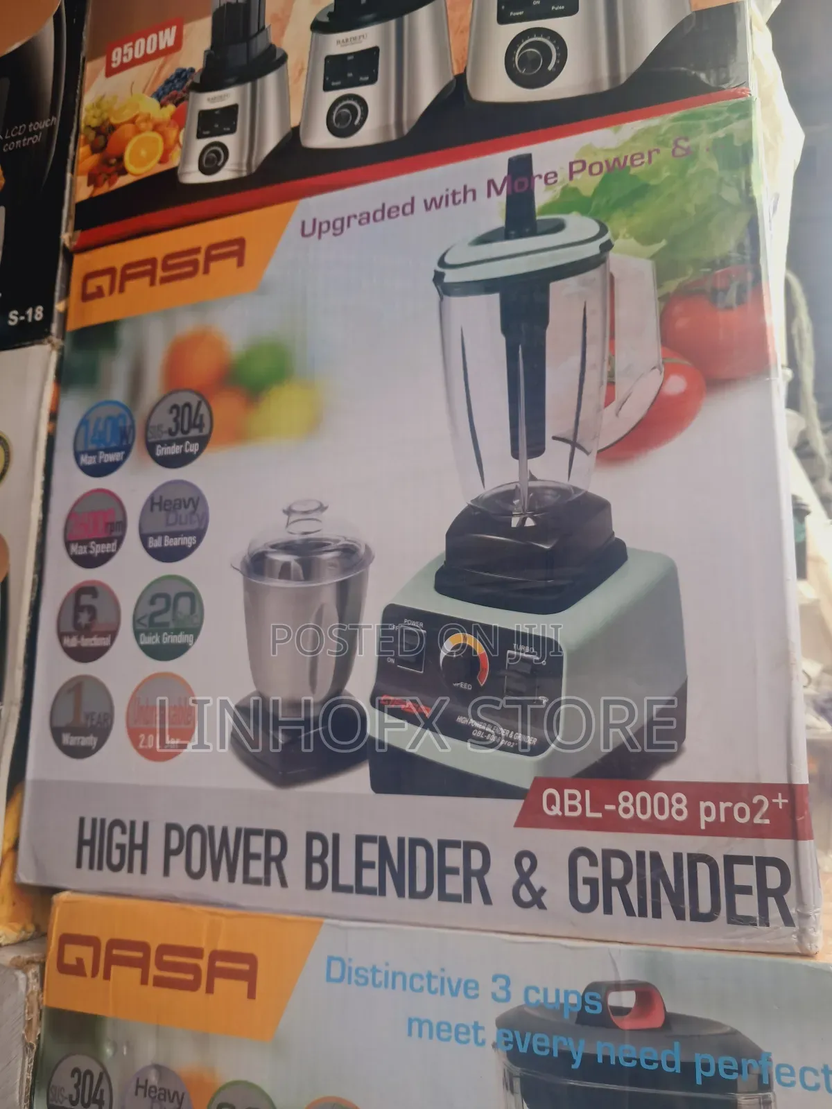 High Power Blender and Grinder( Upgraded With More Power)