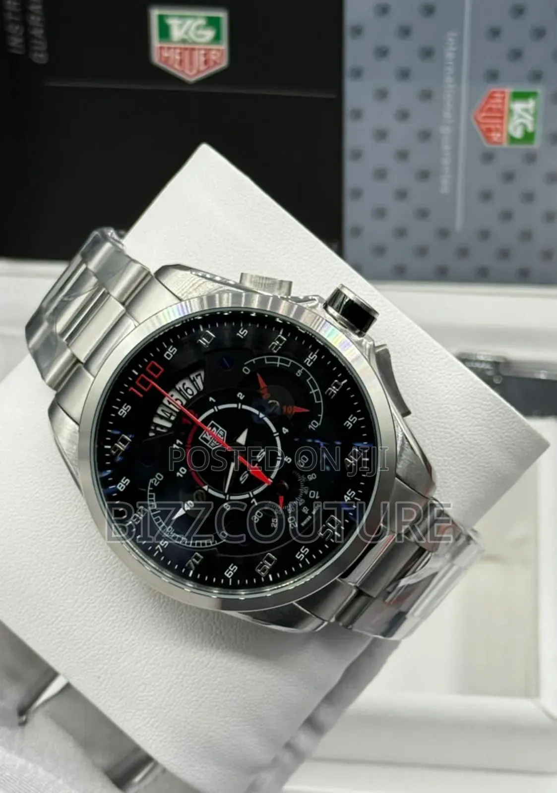 Original Tag Heuer Silver Stainless Steel Watch in Store