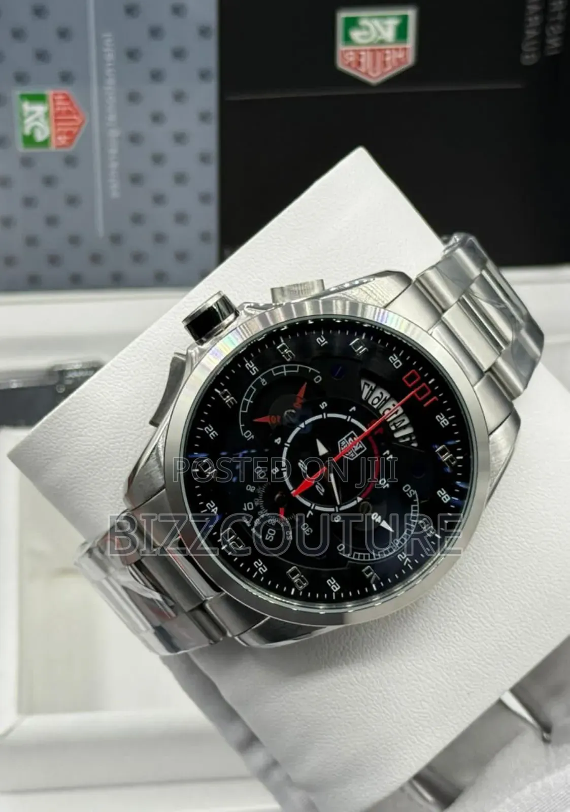 Original Tag Heuer Silver Stainless Steel Watch in Store