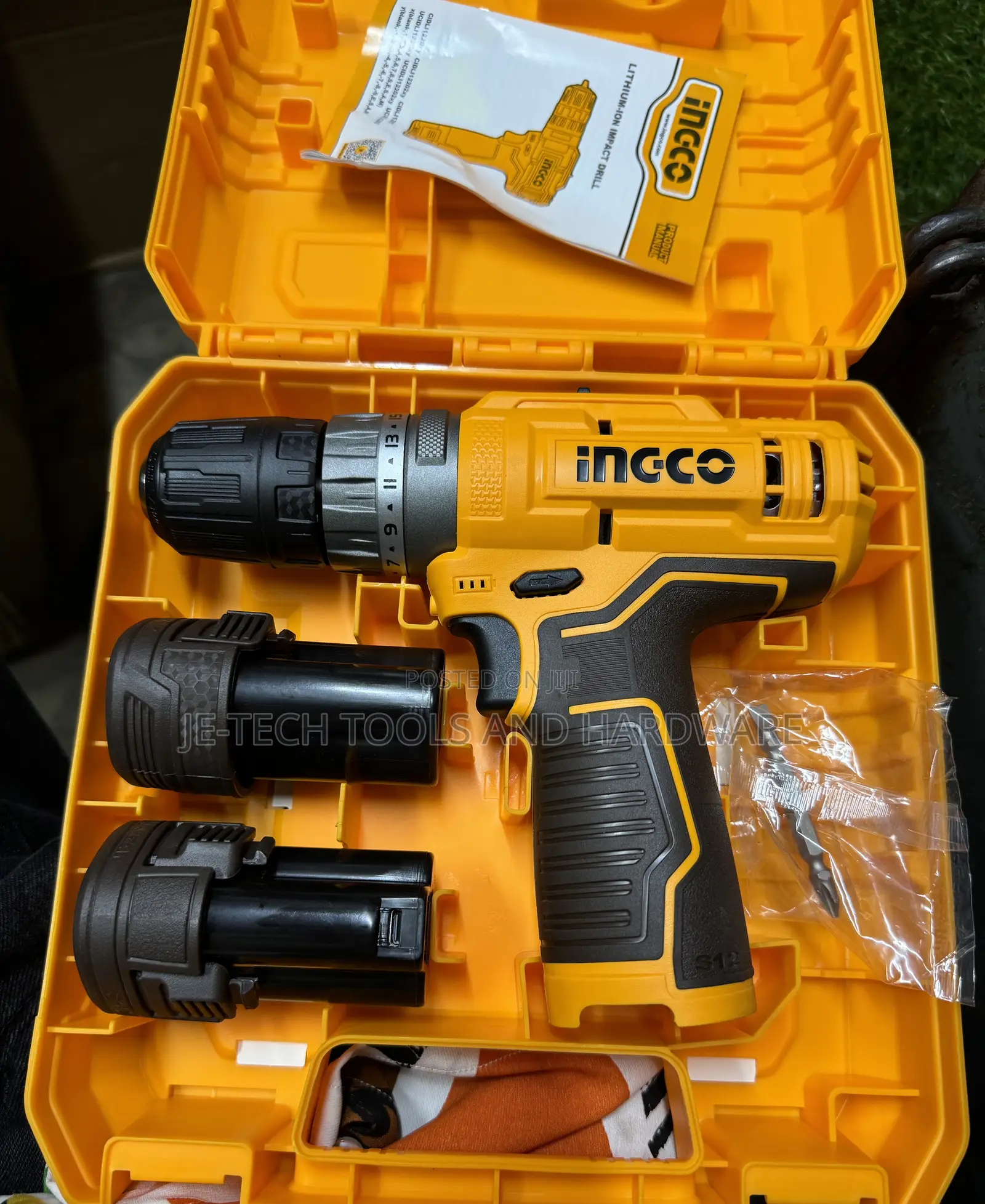 Ingco Lithium-ion Cordless Drill 12v