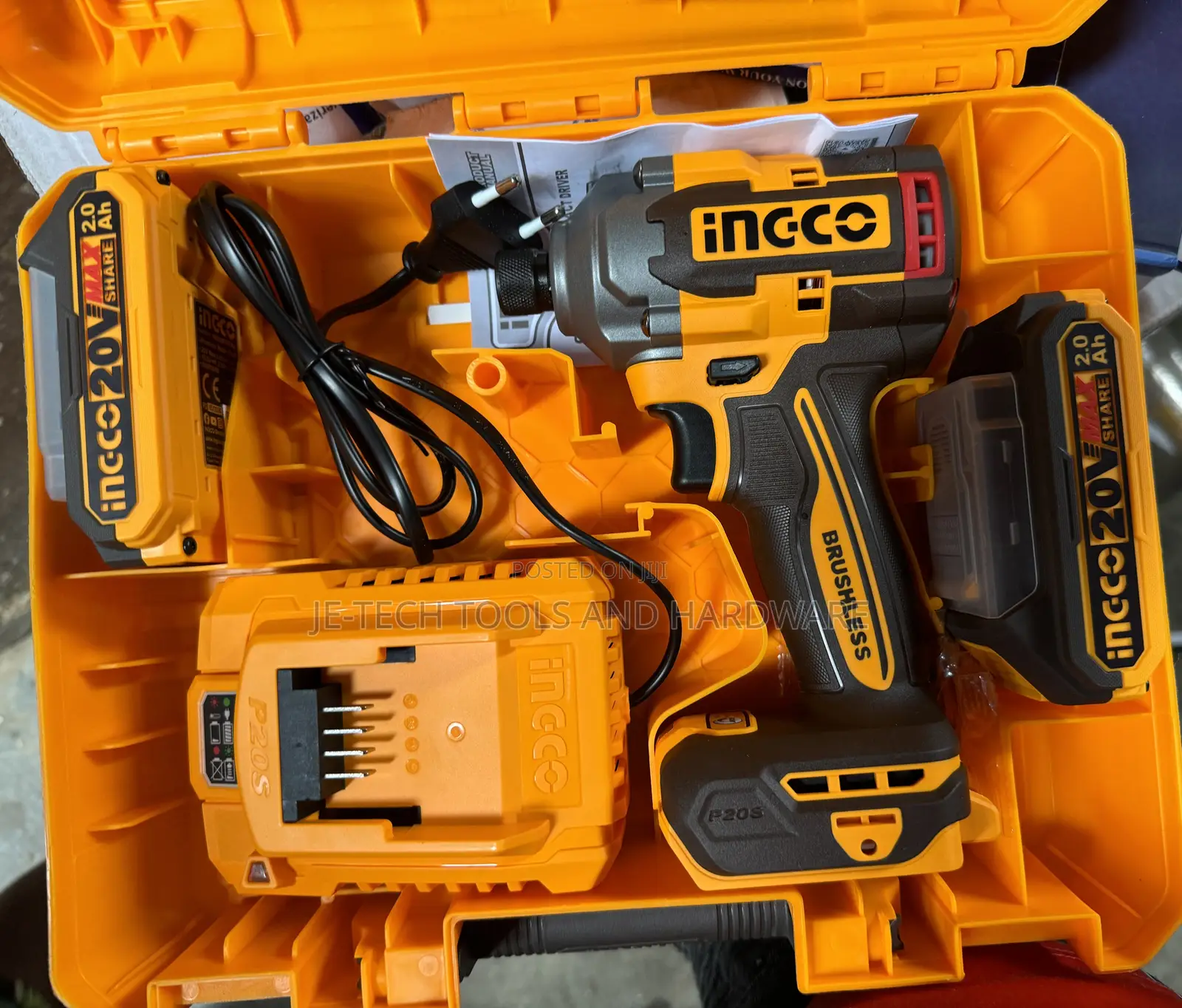 Ingco - Lithium-ion Impact Driver (20v)
