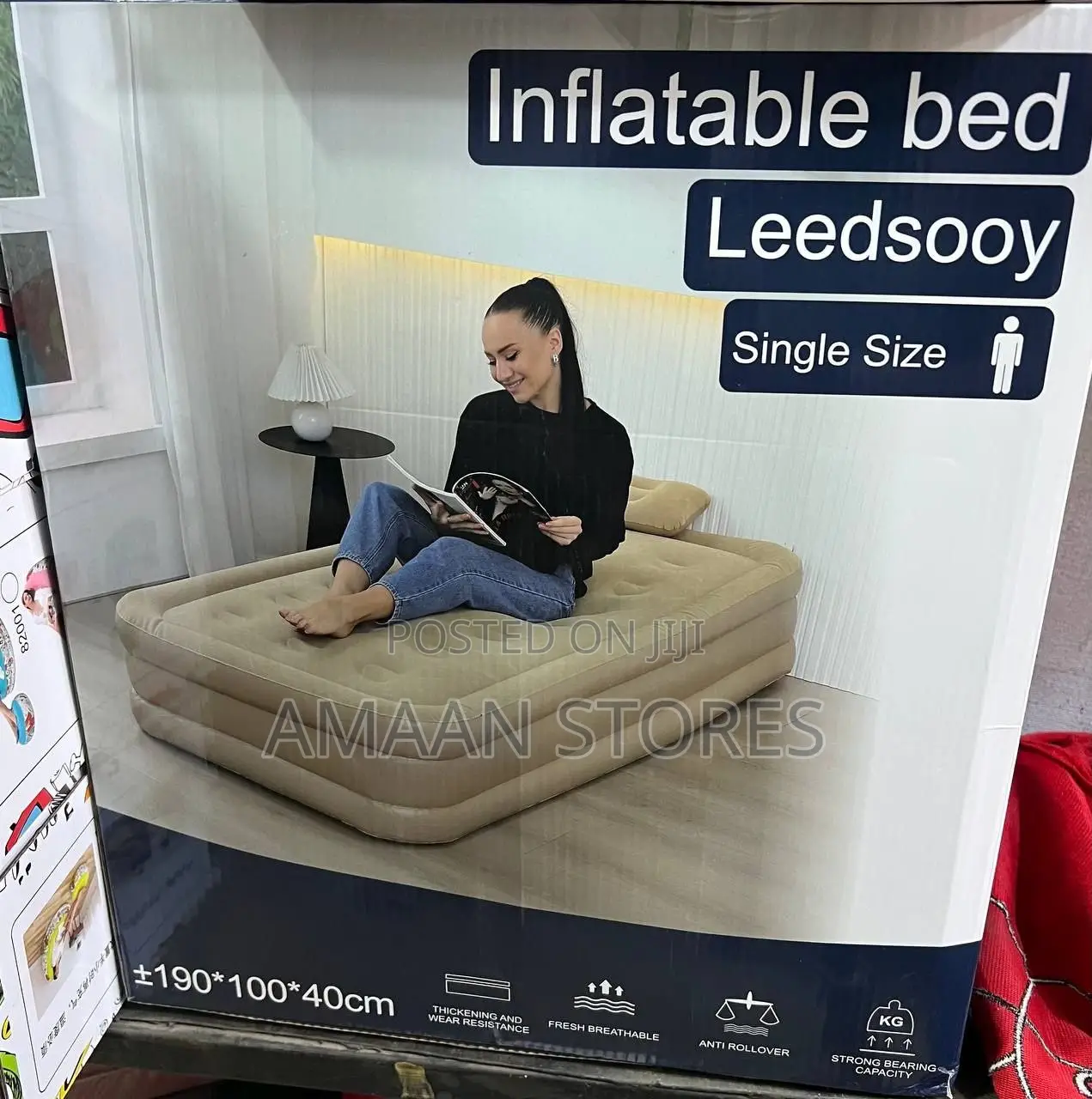 Inflatable Bed/ Air Mattress With Built-in Electric Pump